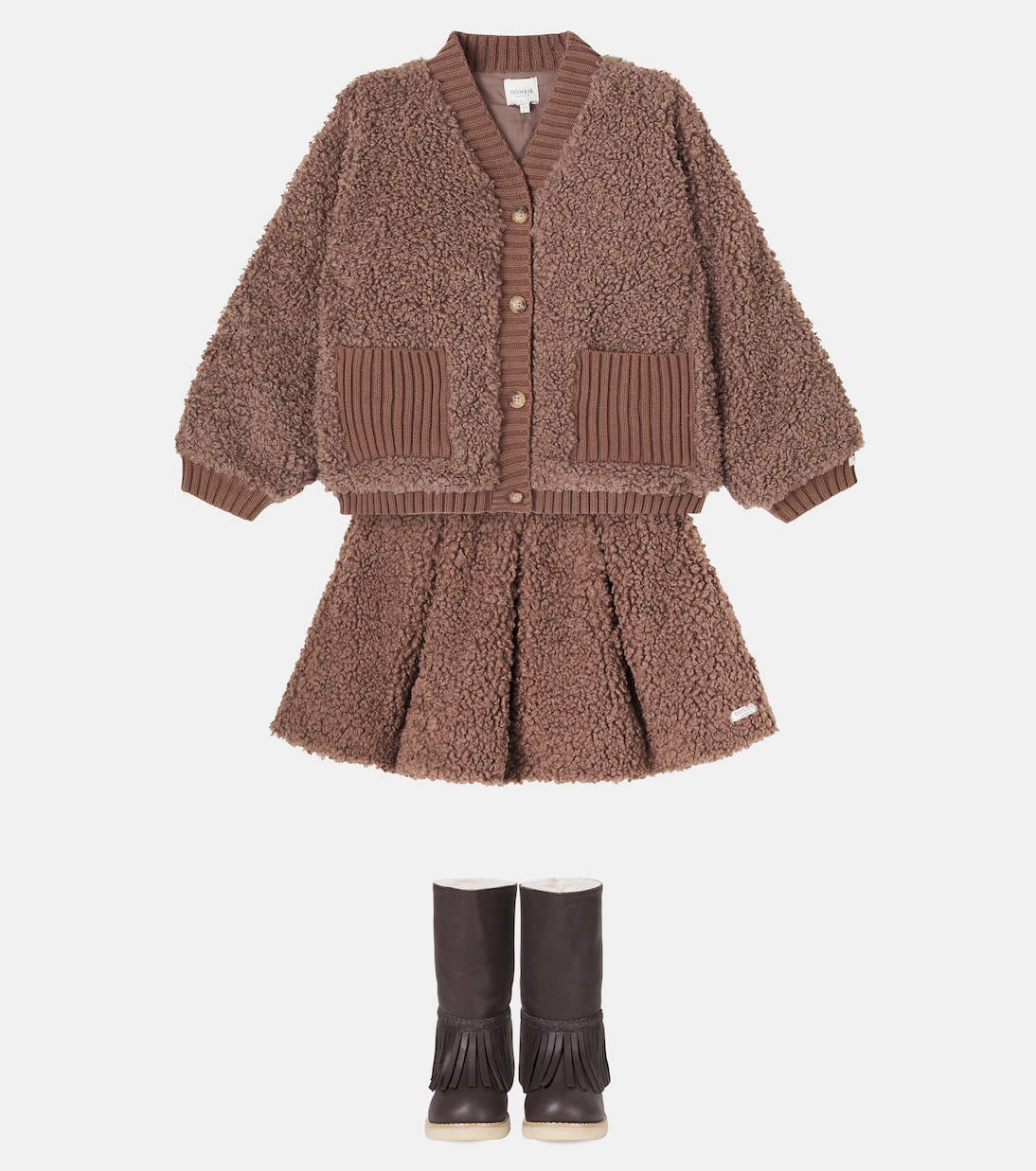 Daffy fringed leather boots  | Donsje