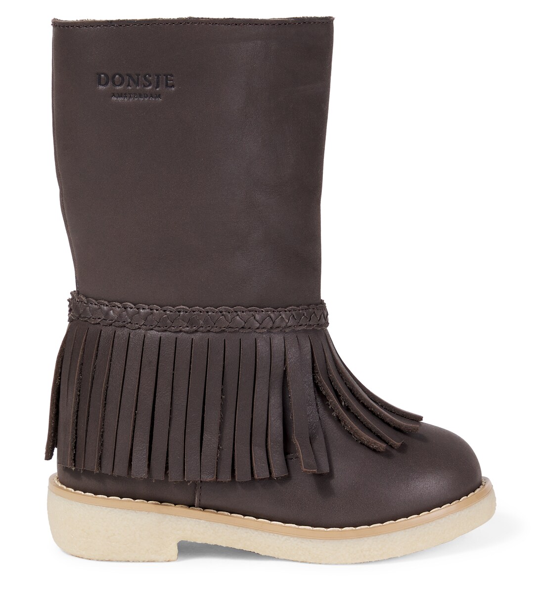 Daffy fringed leather boots  | Donsje