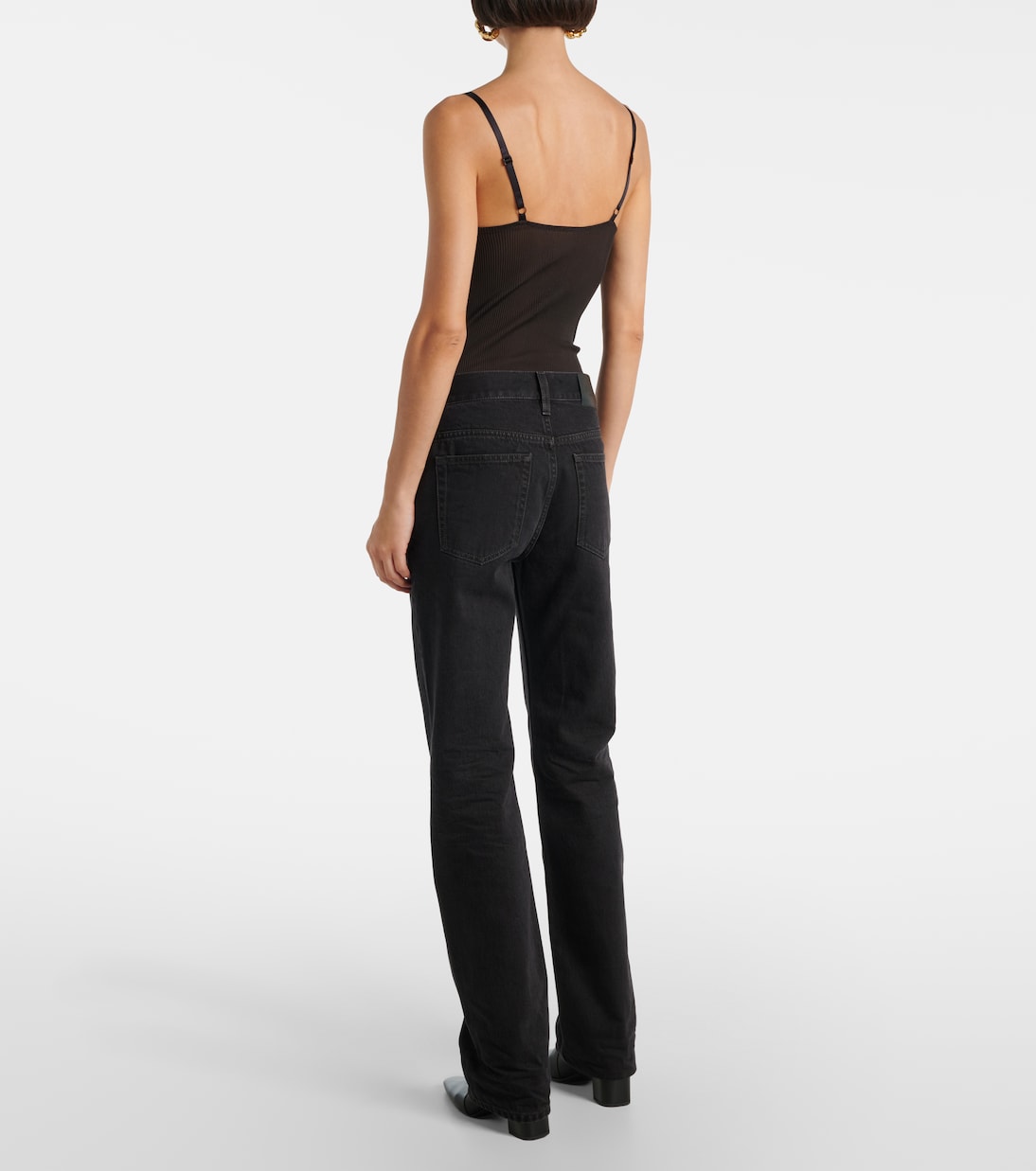 Nico高腰阔腿牛仔裤 | Saint Laurent