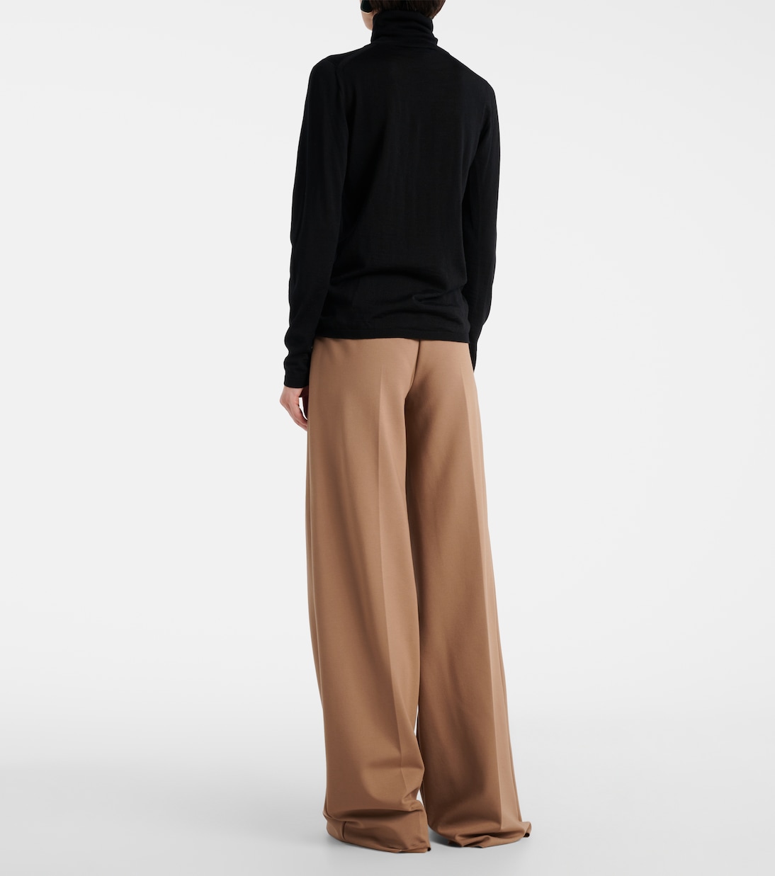 Saluto virgin wool turtleneck sweater | Max Mara