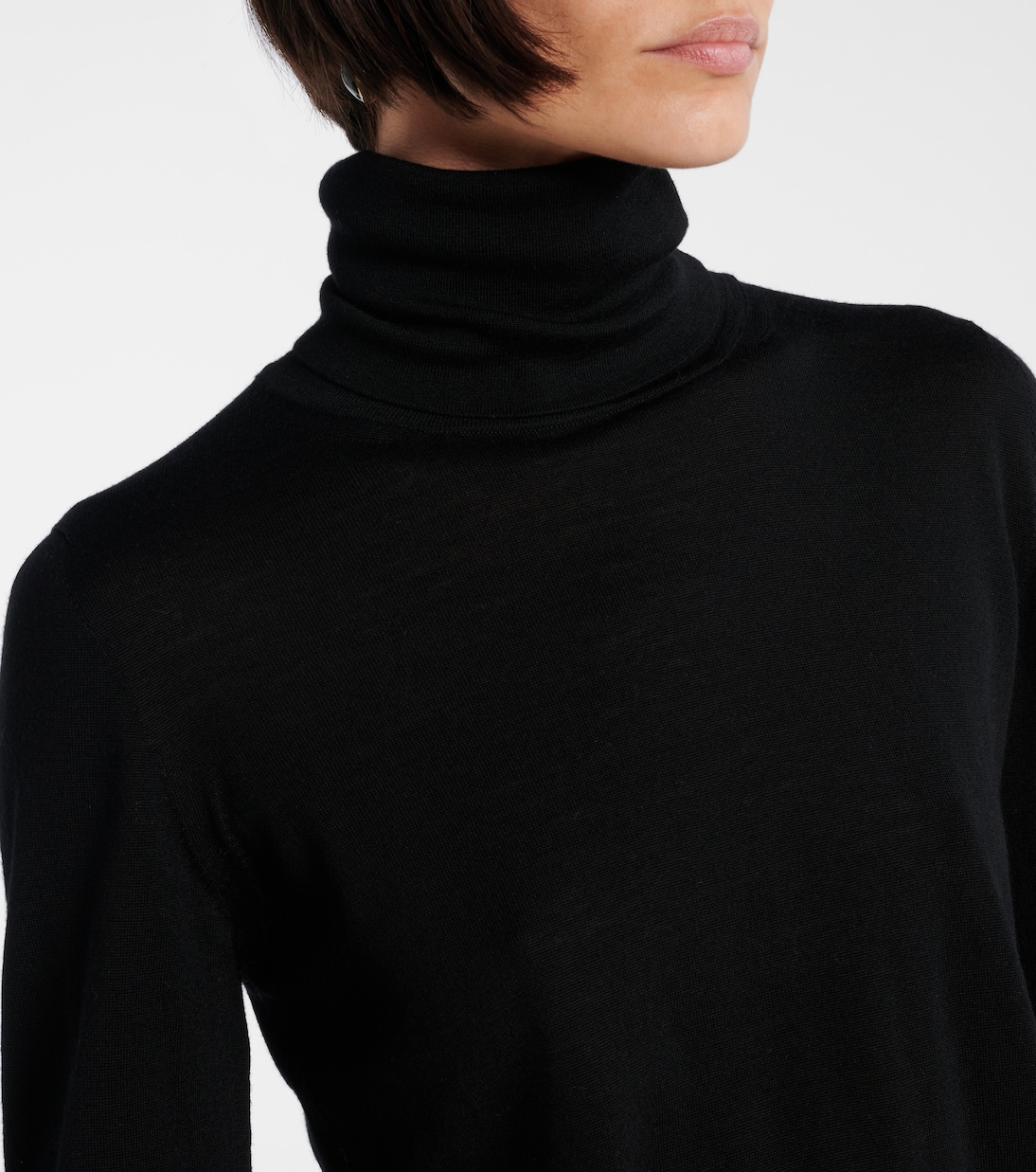 Saluto virgin wool turtleneck sweater | Max Mara