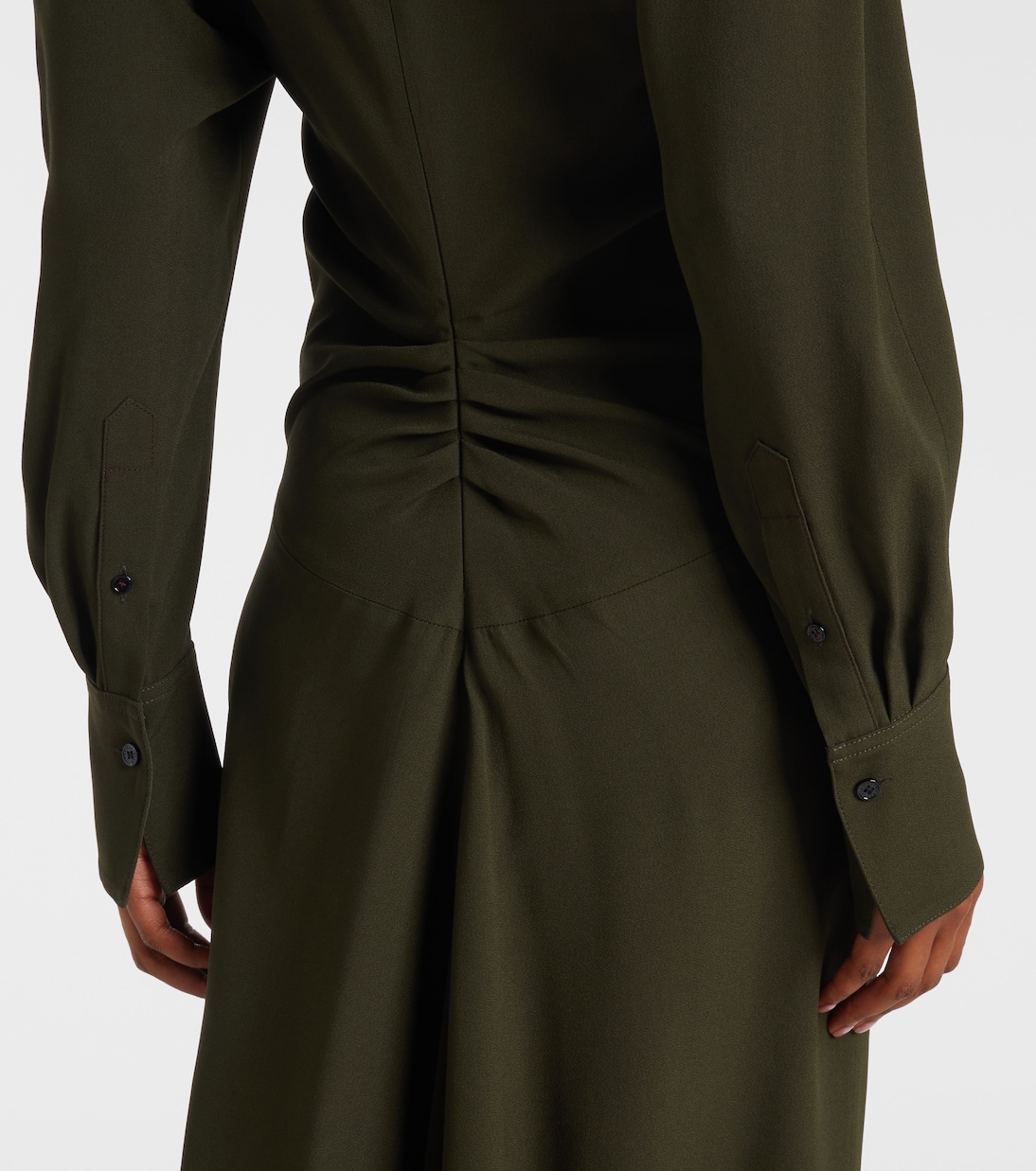 Asymmetric midi dress | Victoria Beckham