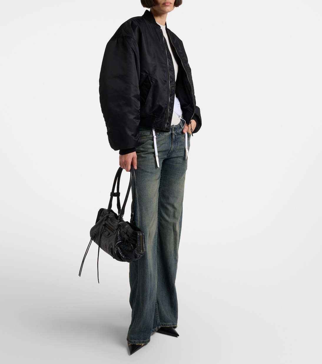 Standard technical satin bomber jacket | Balenciaga