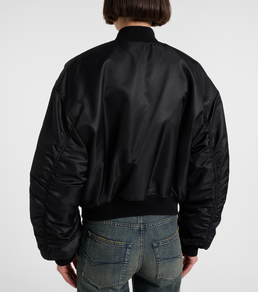 Standard technical satin bomber jacket | Balenciaga