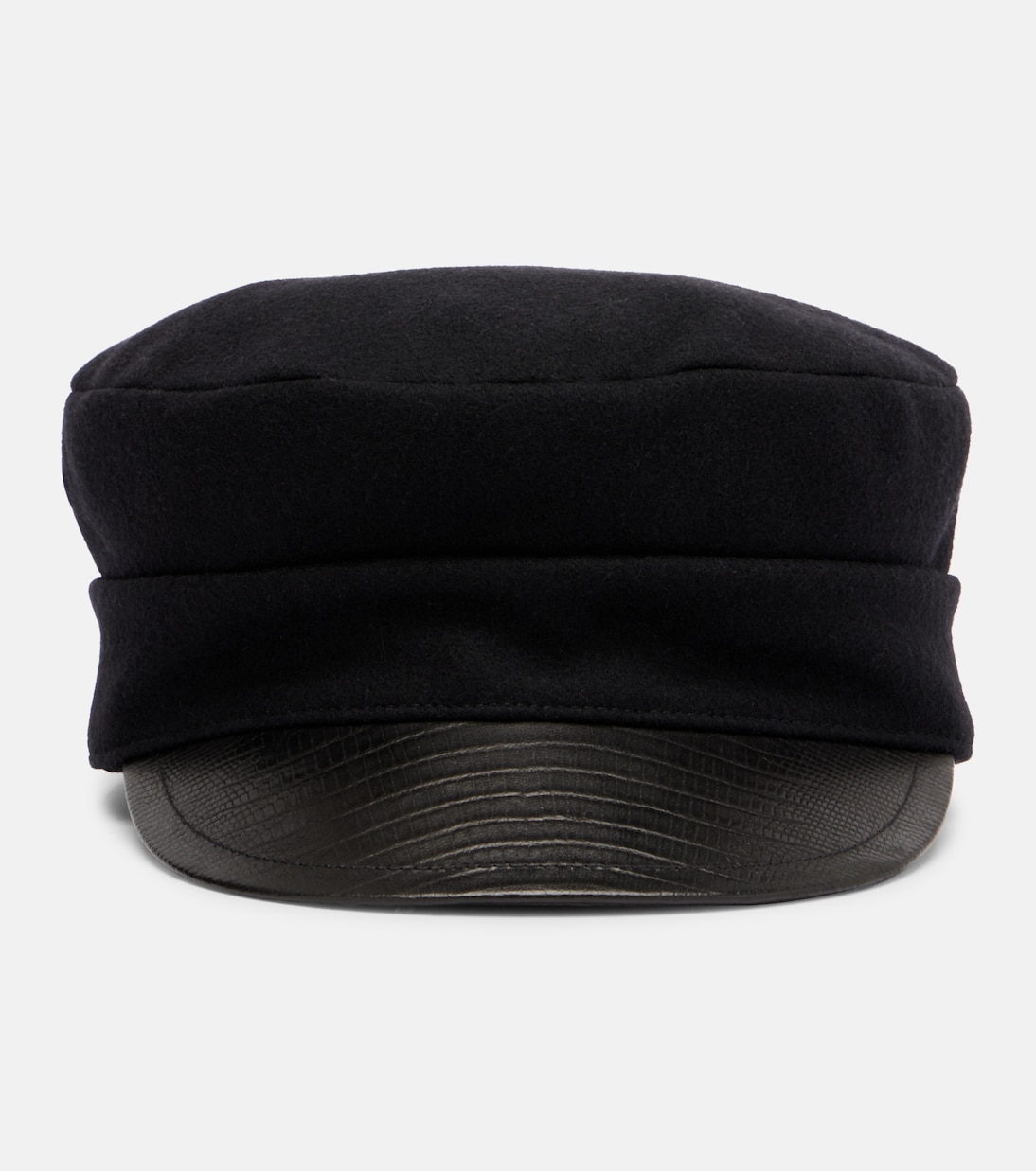Gorra newsboy en mezcla de lana con VLogo | Valentino