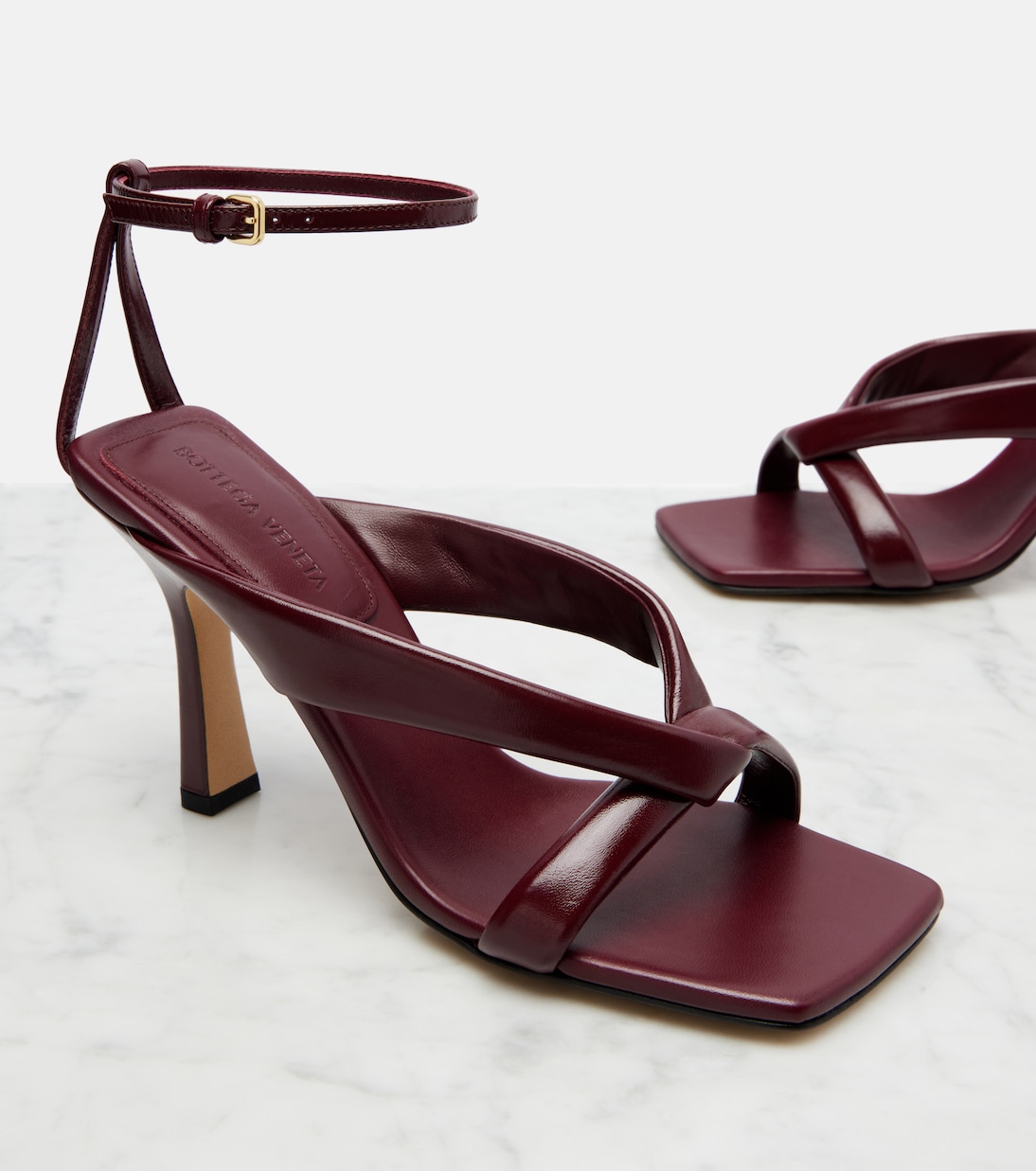 Riva 90 leather sandals | Bottega Veneta