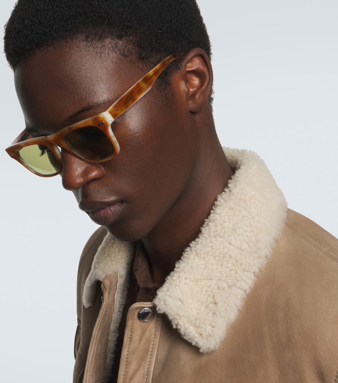 Eckige Sonnenbrille | Brunello Cucinelli