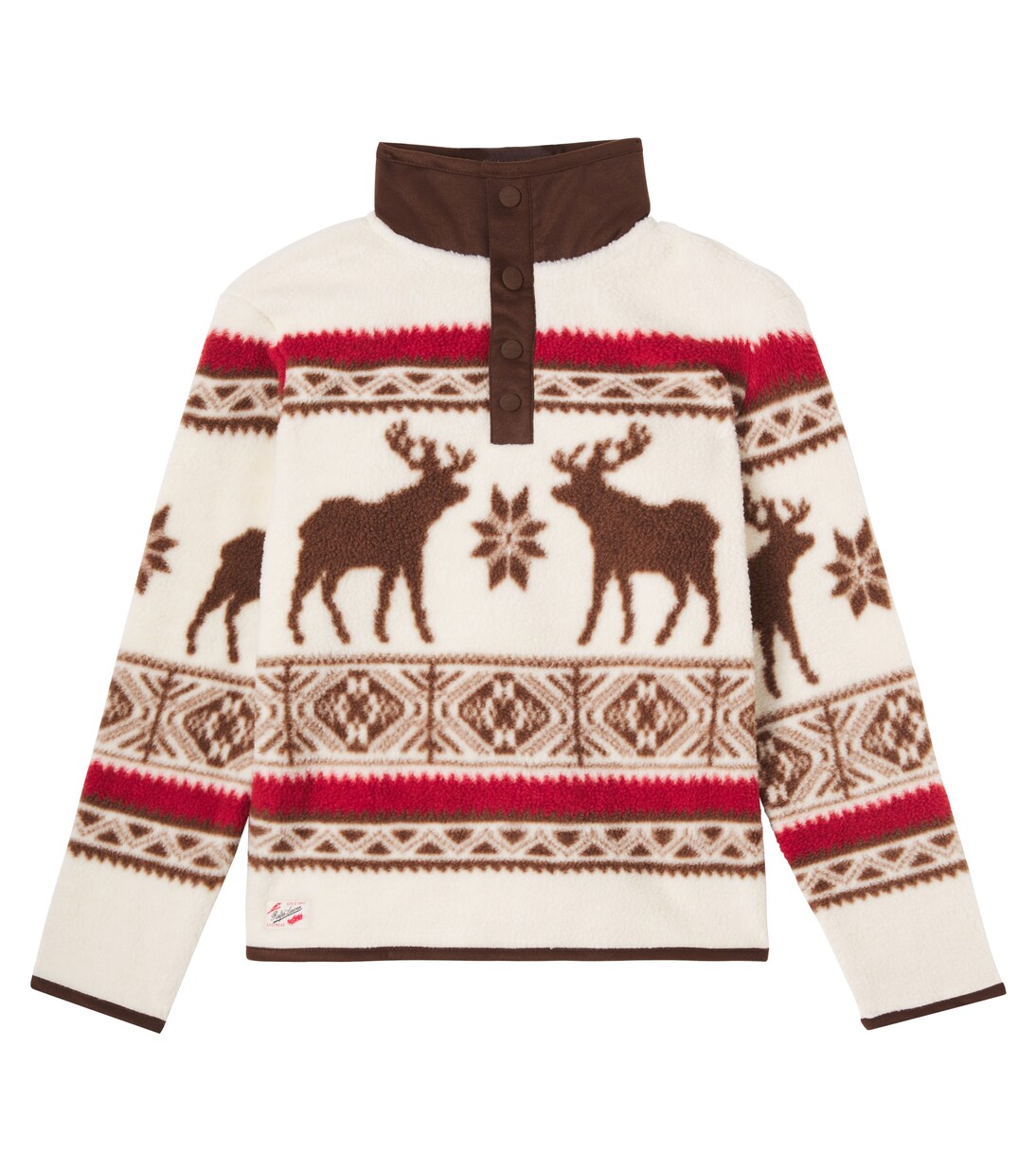 Printed teddy fleece sweatshirt | Polo Ralph Lauren Kids