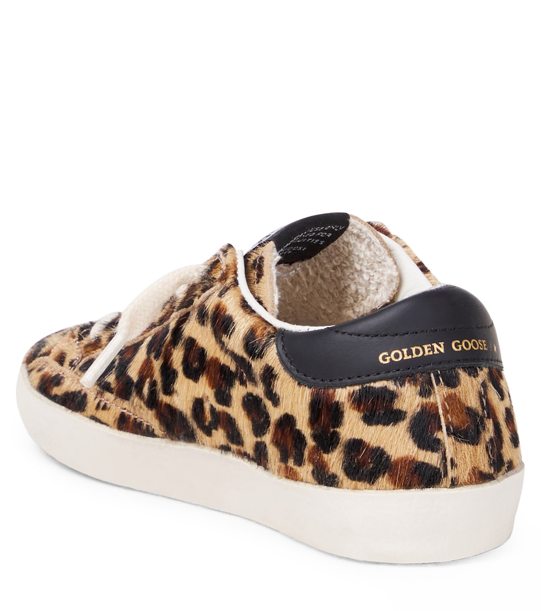 Super Star leopard-print calf hair sneakers | Golden Goose Kids