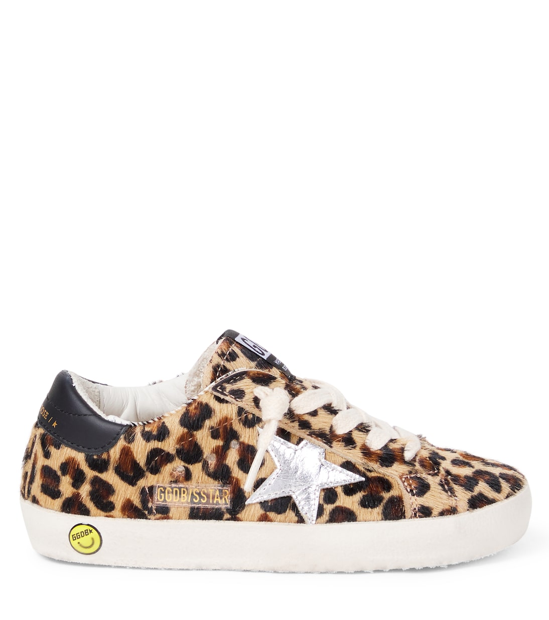 Super Star leopard-print calf hair sneakers | Golden Goose Kids