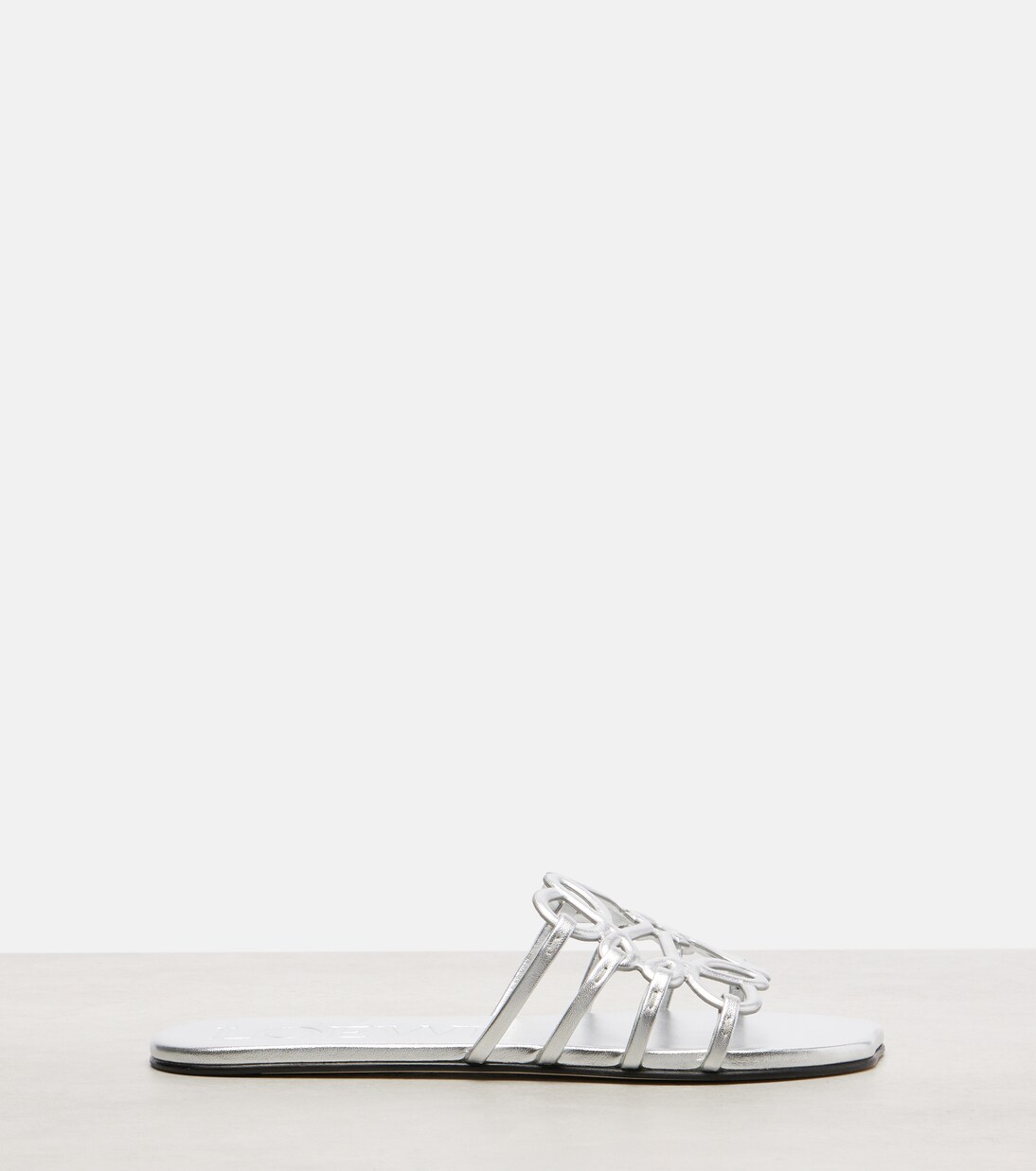 Petal Anagram leather slides | Loewe