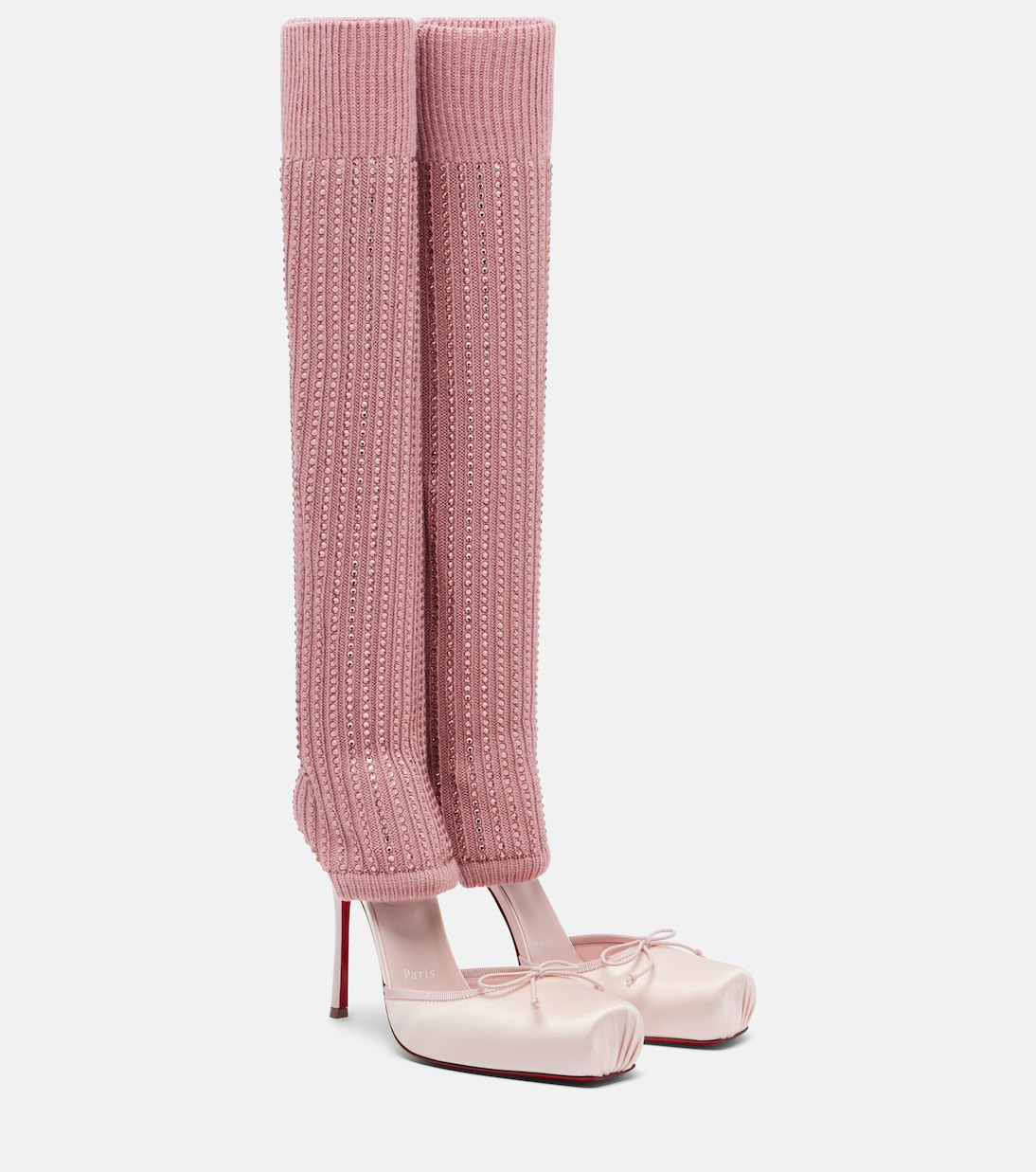 Pumps Cassia aus Satin mit Kristallen | Christian Louboutin