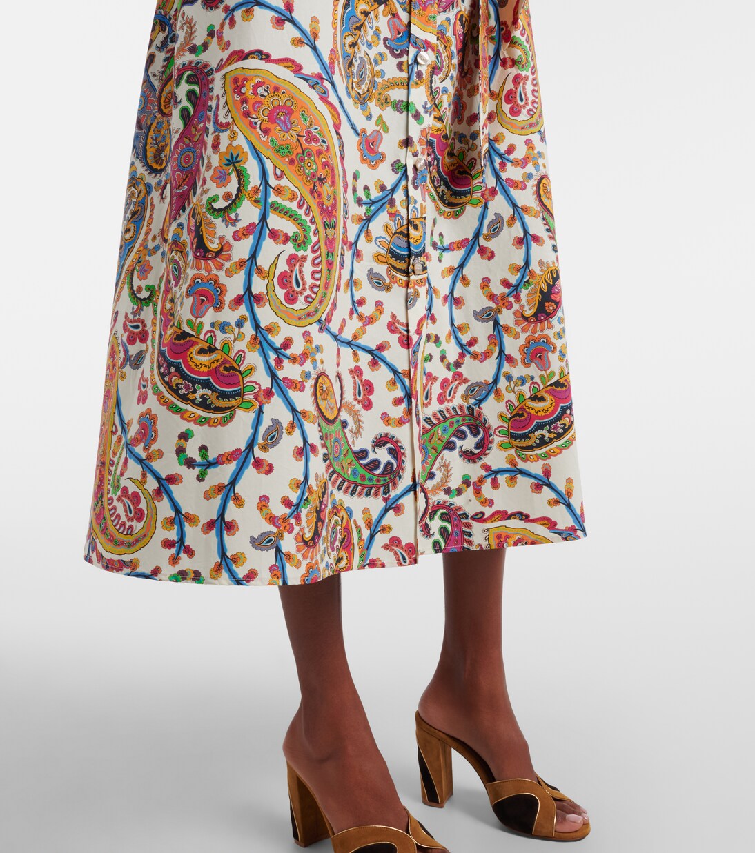Wickelkleid aus Baumwolle | Etro