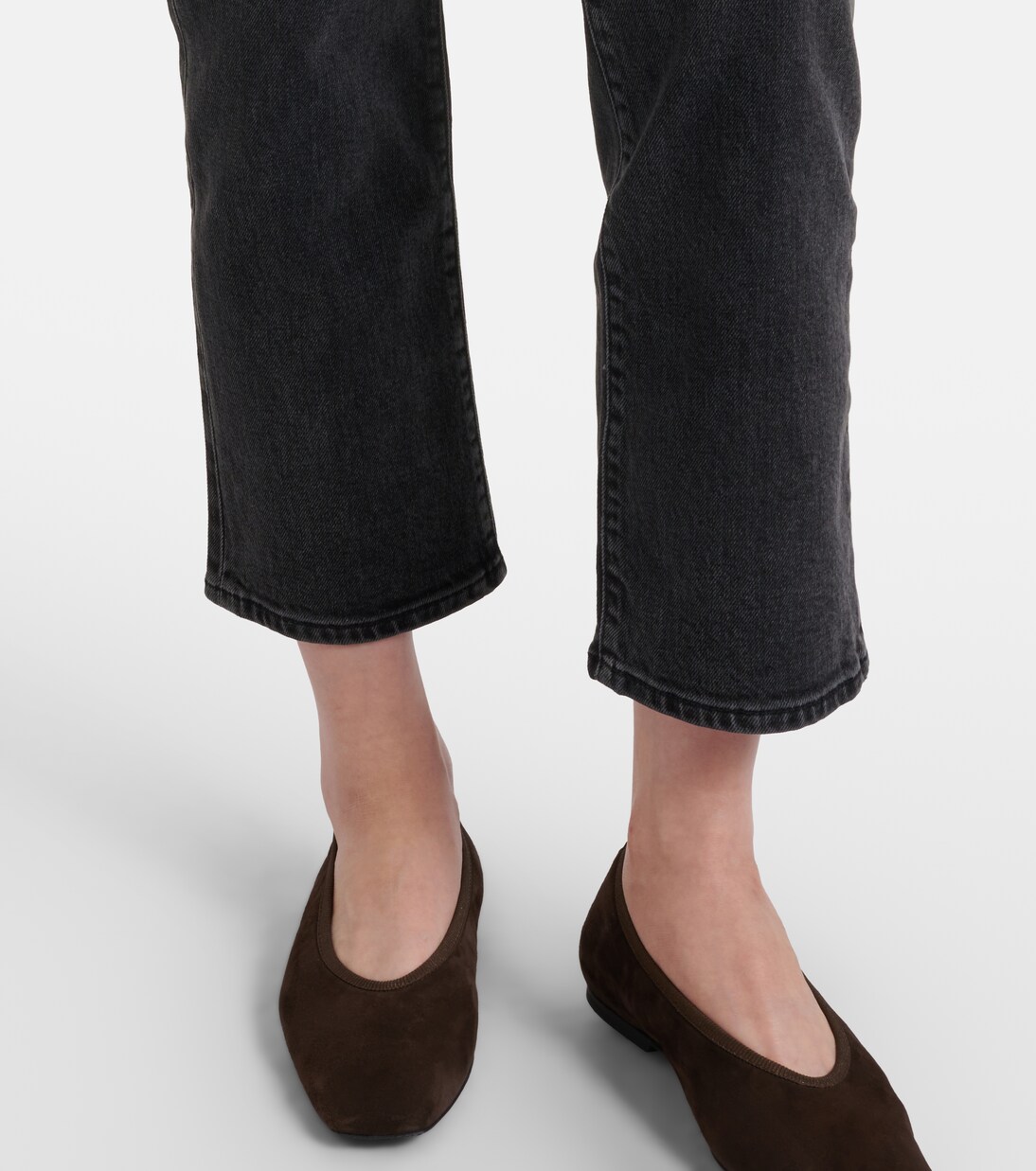 Ruler cropped straight jeans | Frame