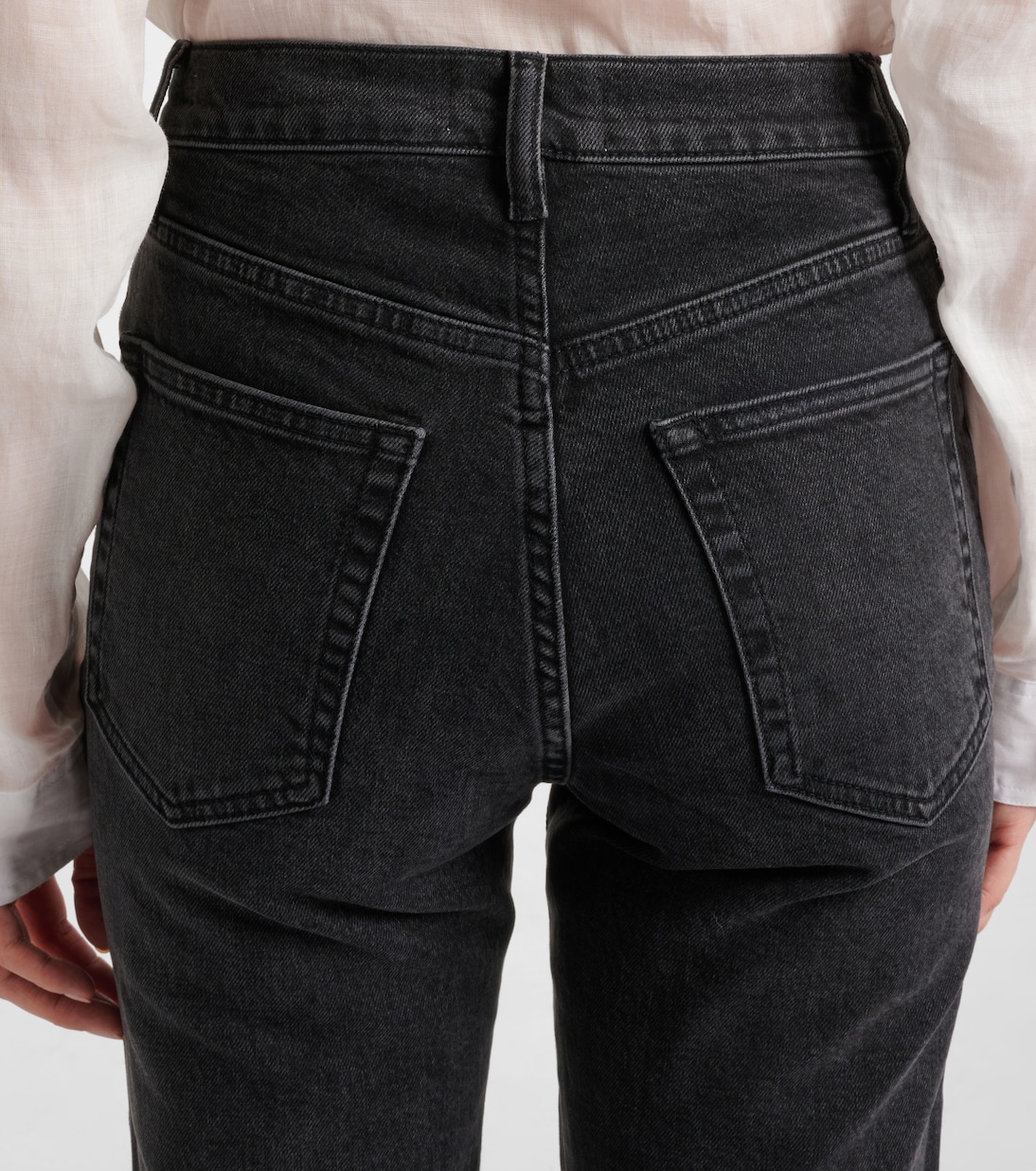 Ruler cropped straight jeans | Frame