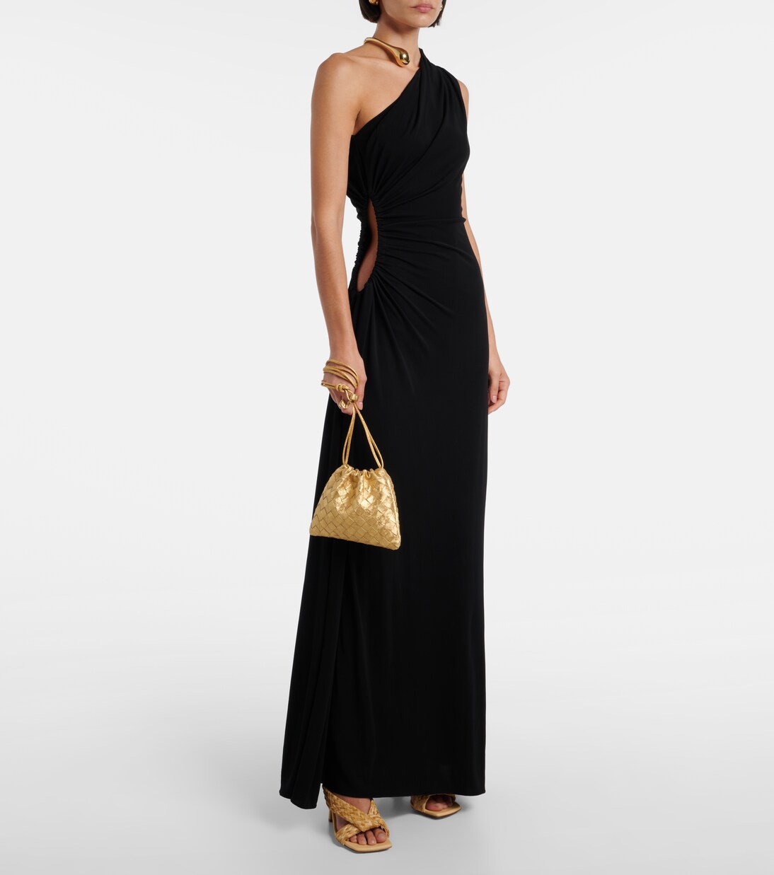 Riva braided raffia mules | Bottega Veneta