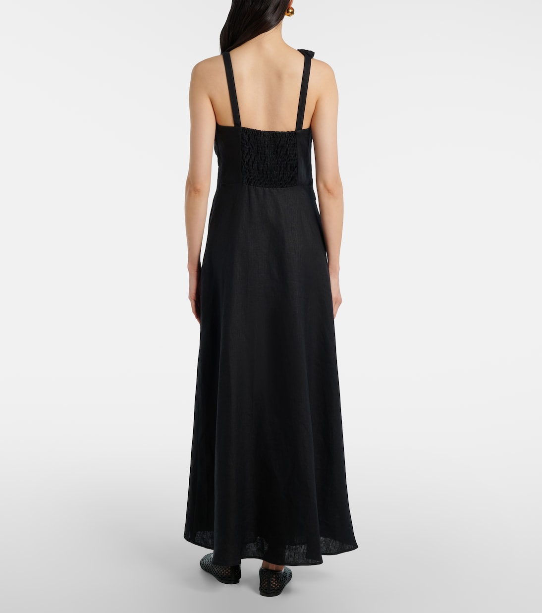 Cera linen midi dress | Faithfull