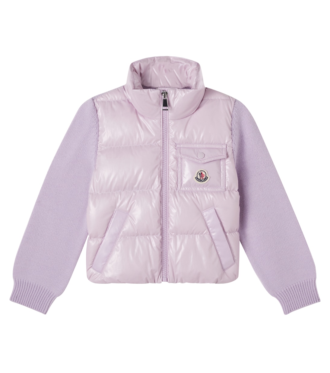 Daunenjacke mit Schurwolle | Moncler Enfant