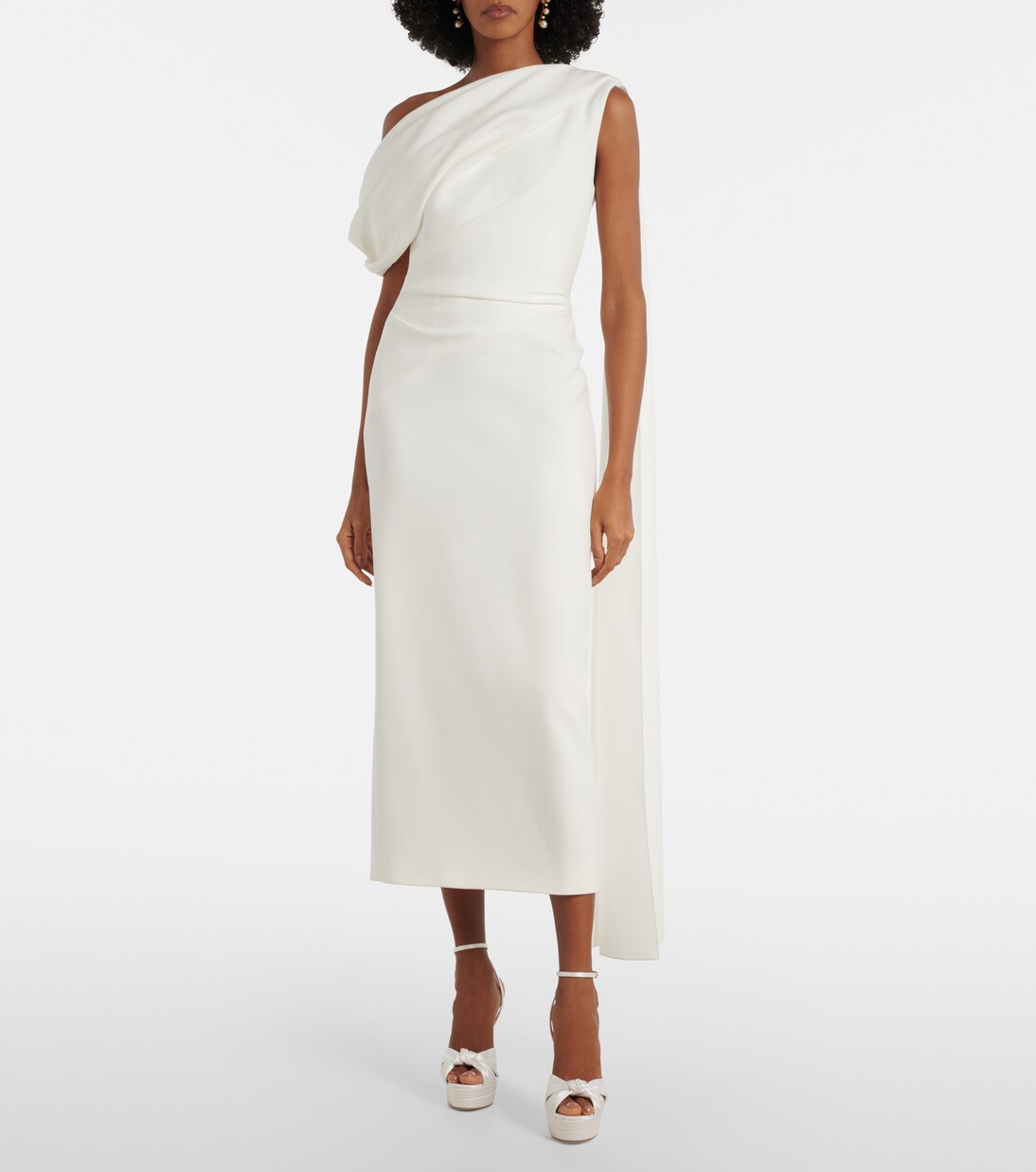 Sandales de mariée Cupid 130 en satin de soie | Aquazzura