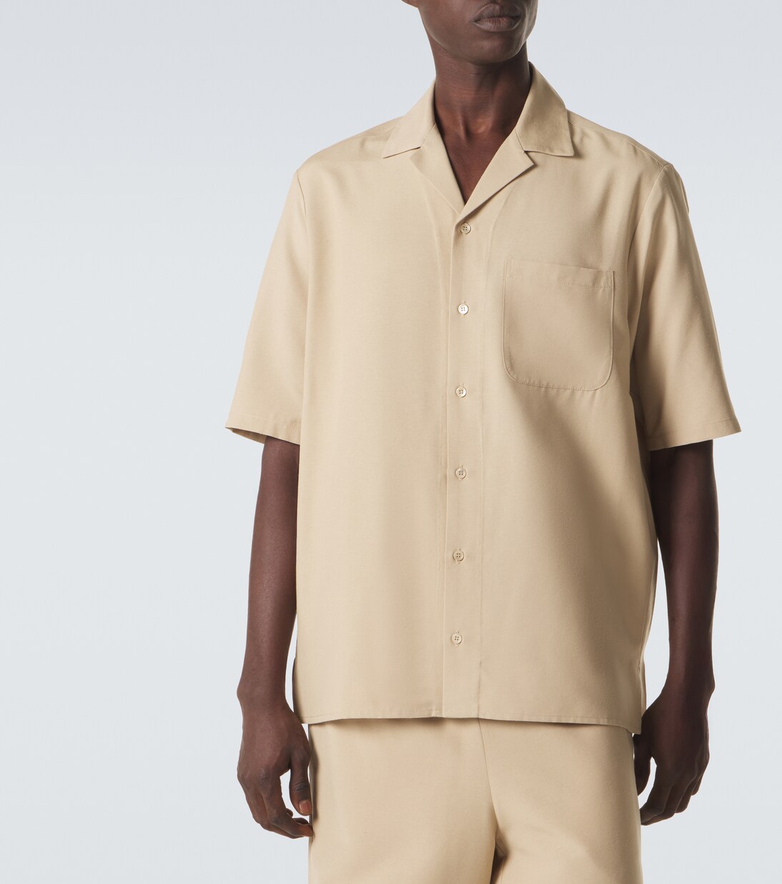 Silk bowling shirt | Le Kasha