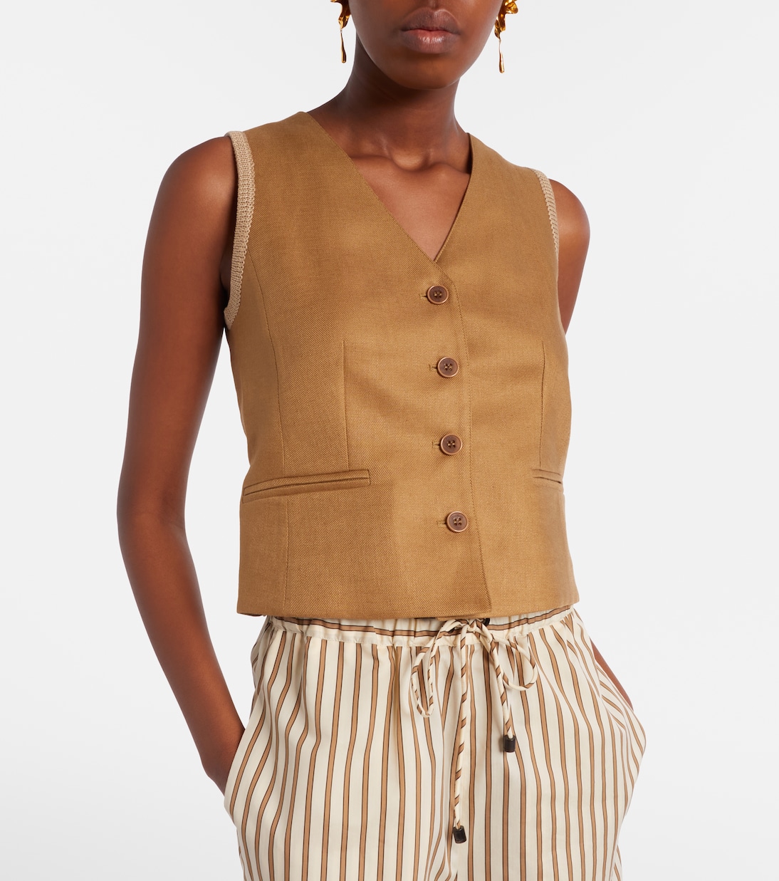 Weste Calibri aus Leinen | Max Mara