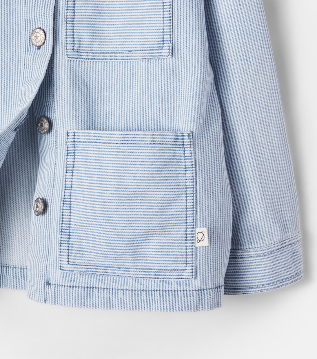 Chaqueta Ridge de denim a rayas | Cozmo