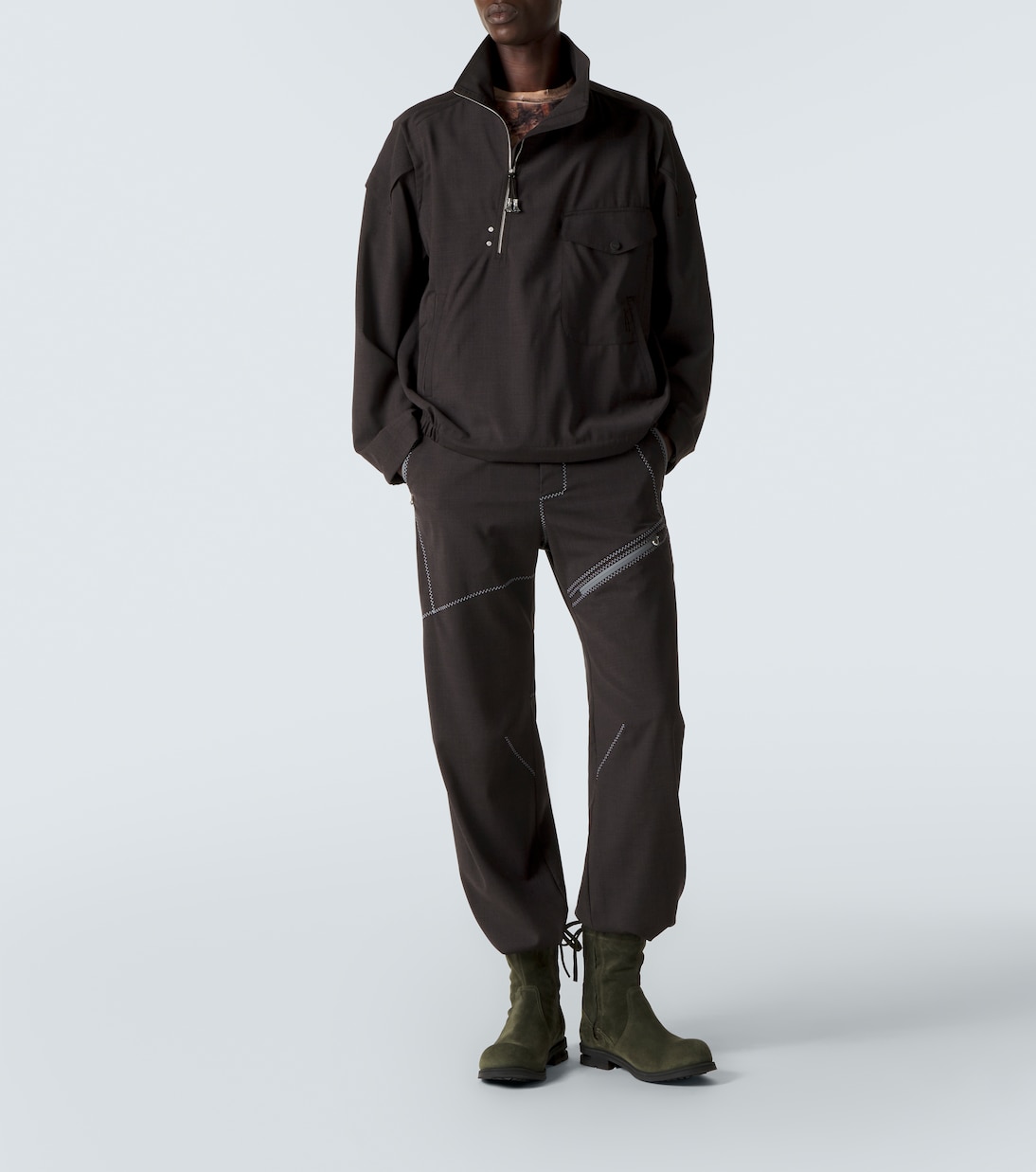 Farkas virgin wool jacket | Kiko Kostadinov