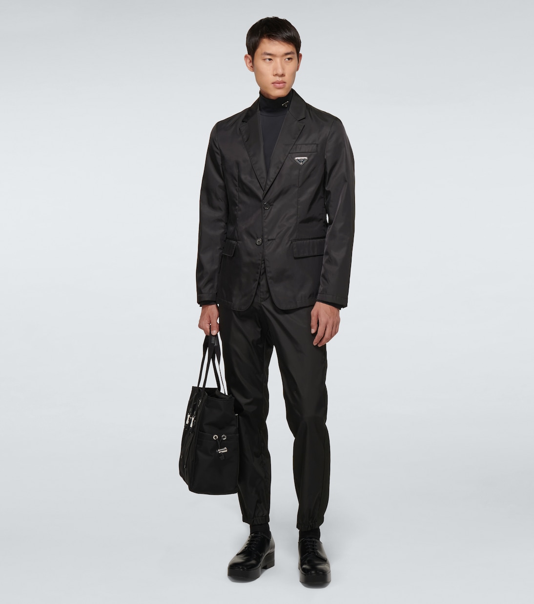 Slim-fit nylon sweatpants | Prada