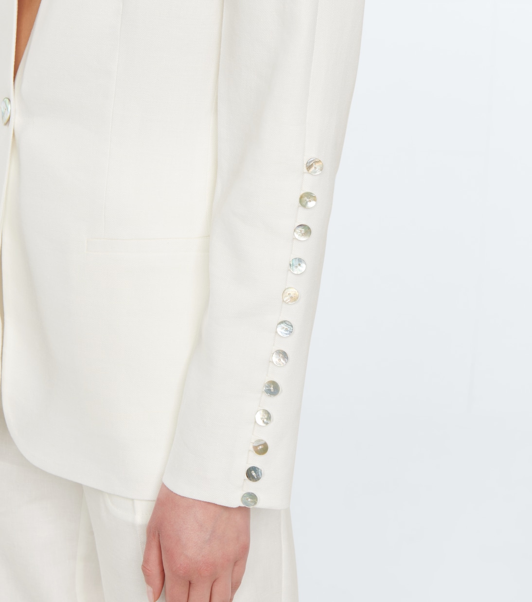 Fern linen-blend blazer | Altuzarra