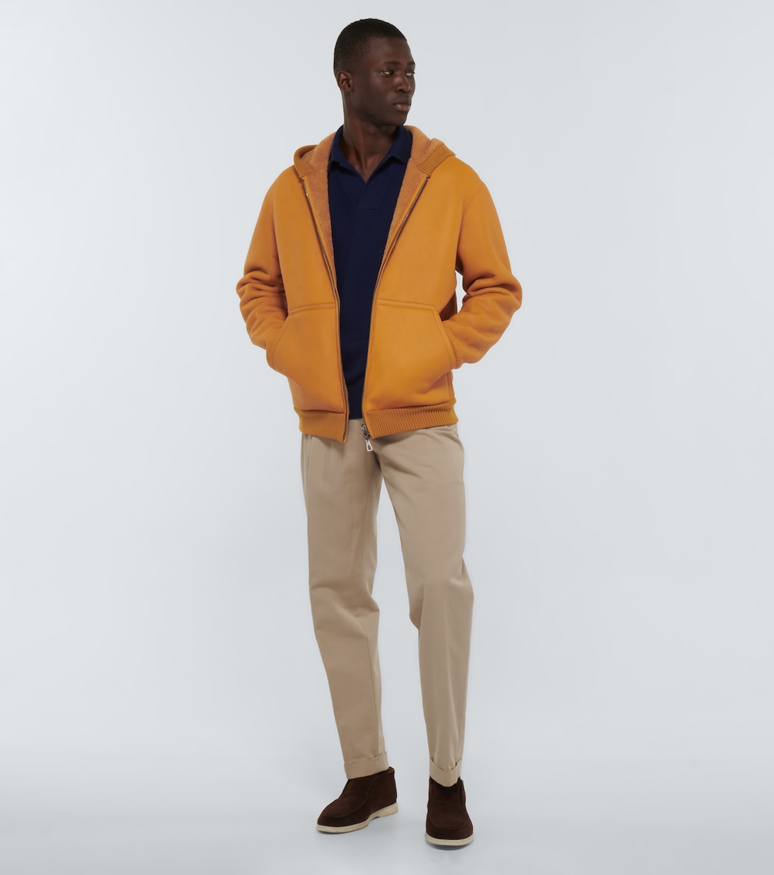 Winterburn reversible leather jacket | Loro Piana