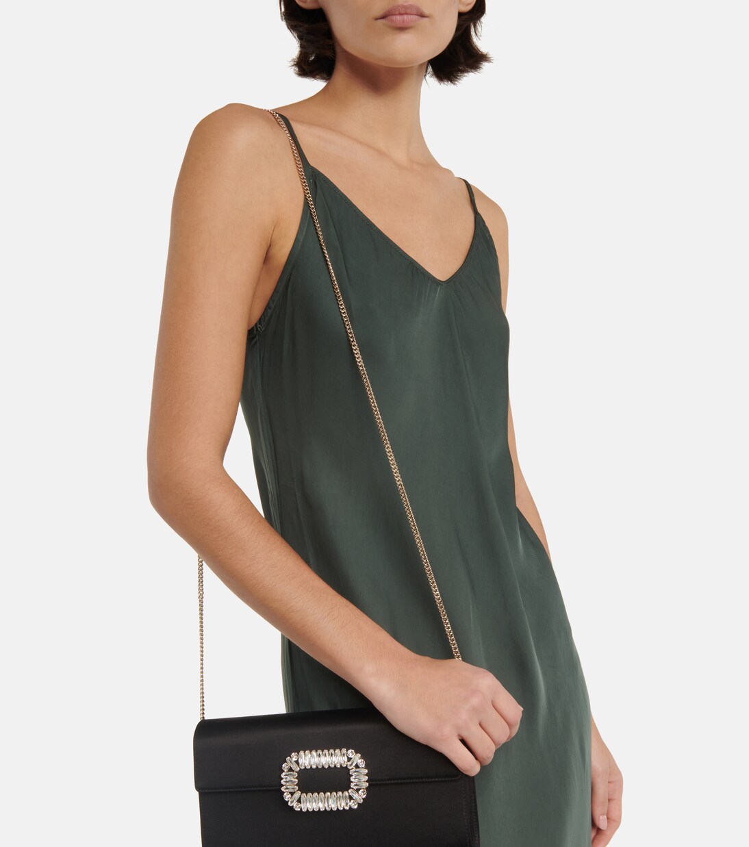Poppy slip midi dress | Velvet