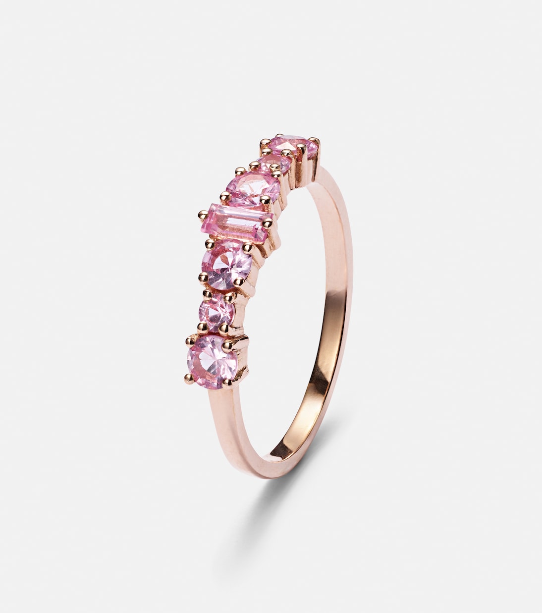 Bague Rivulet en or rose 18 ct et saphirs | Ileana Makri