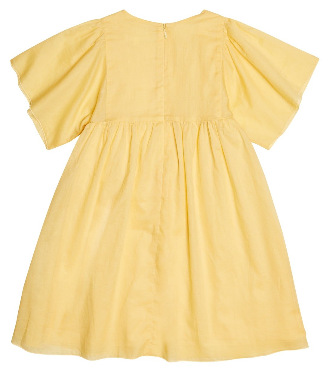 Logo-embroidered cotton dress | Chloé Kids