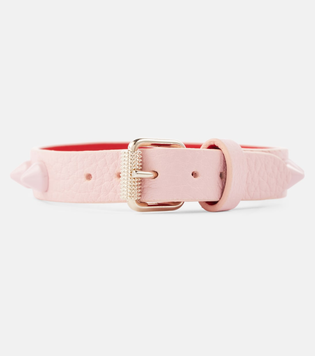 Bracciale Loubilink in pelle con borchie | Christian Louboutin