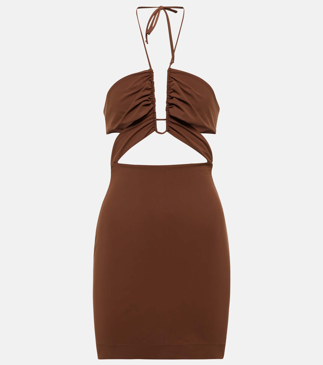 Halterneck minidress | Nensi Dojaka