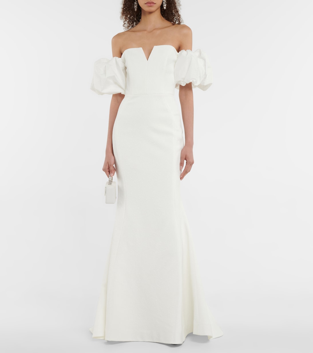 Bridal Robe Genevieve aus Crêpe | Rebecca Vallance