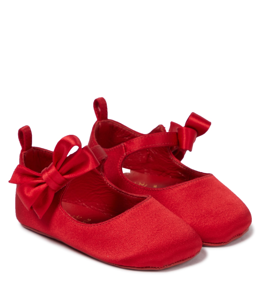 Bébé – Ballerines Lou Babe en satin | Christian Louboutin Kids