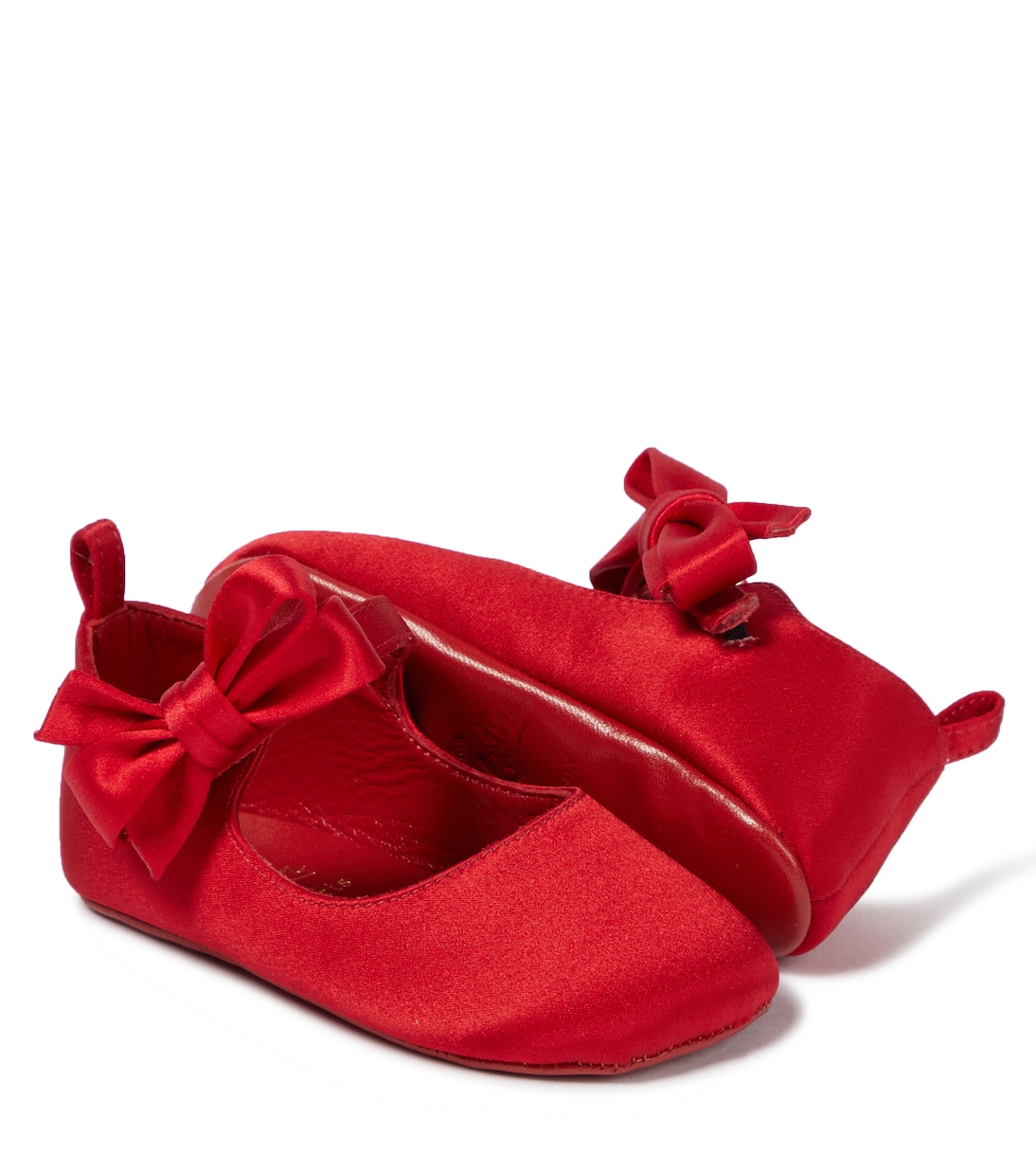 Bébé – Ballerines Lou Babe en satin | Christian Louboutin Kids
