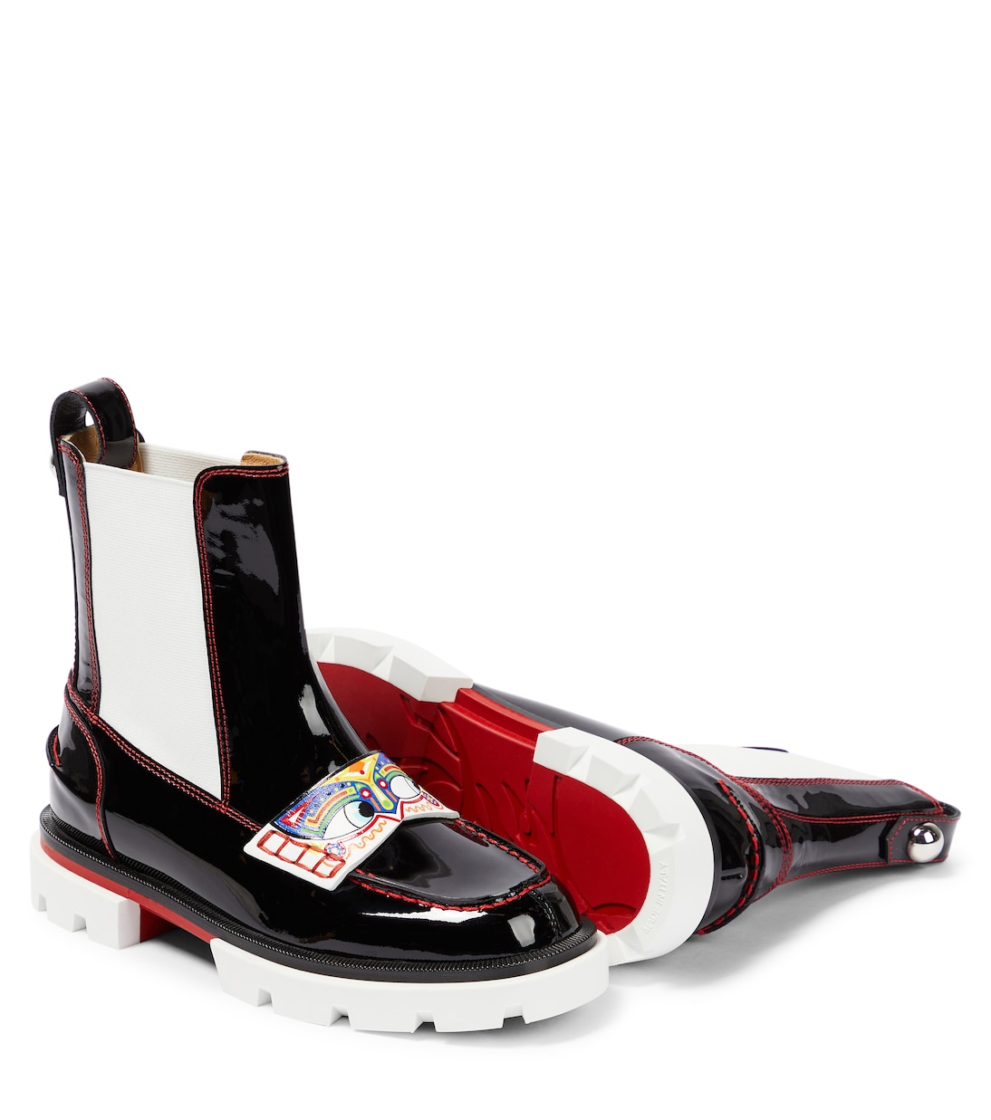 Stivaletti Poupetoboot in vernice | Christian Louboutin Kids