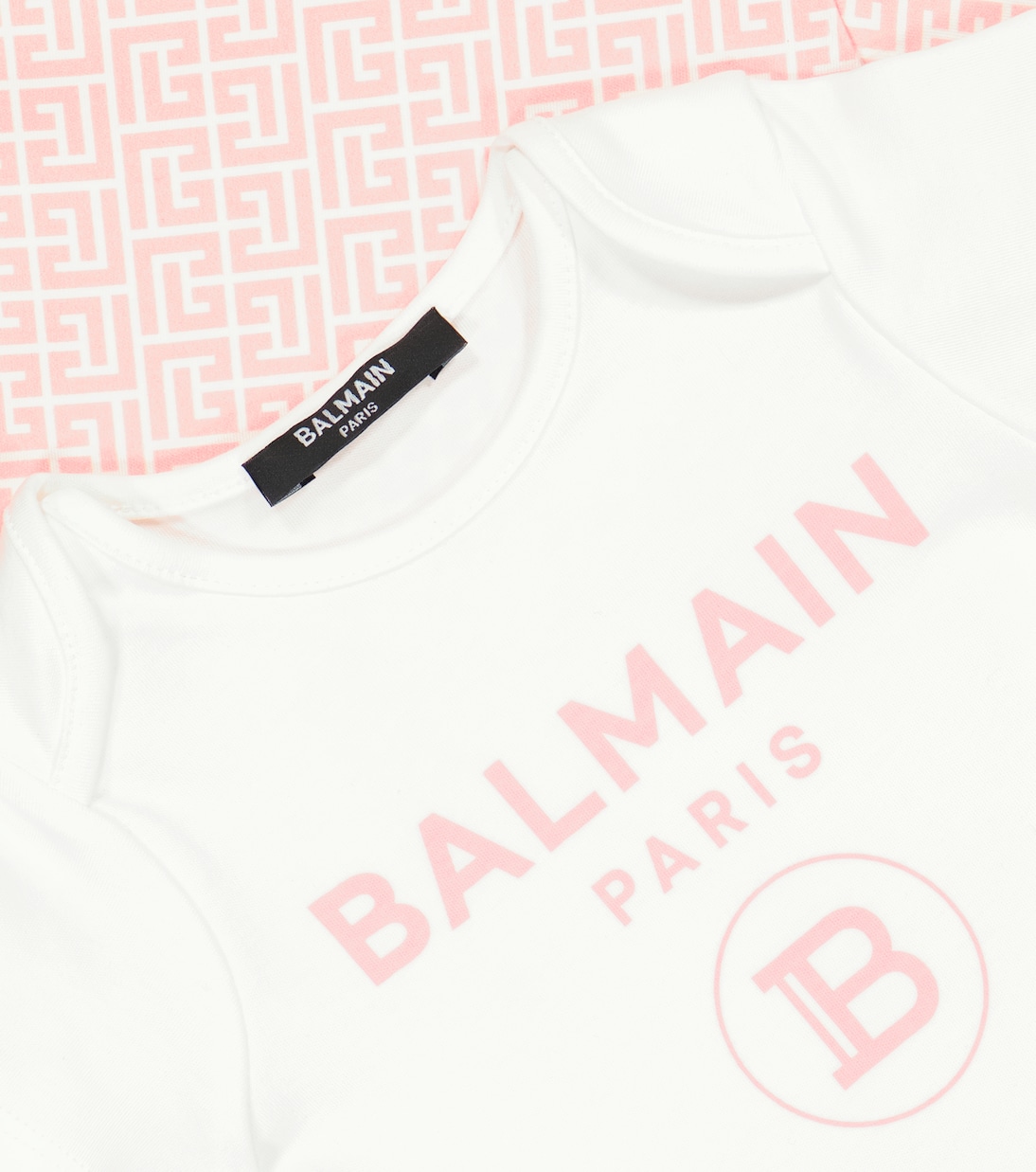 Baby set of 2 cotton bodysuits | Balmain Kids