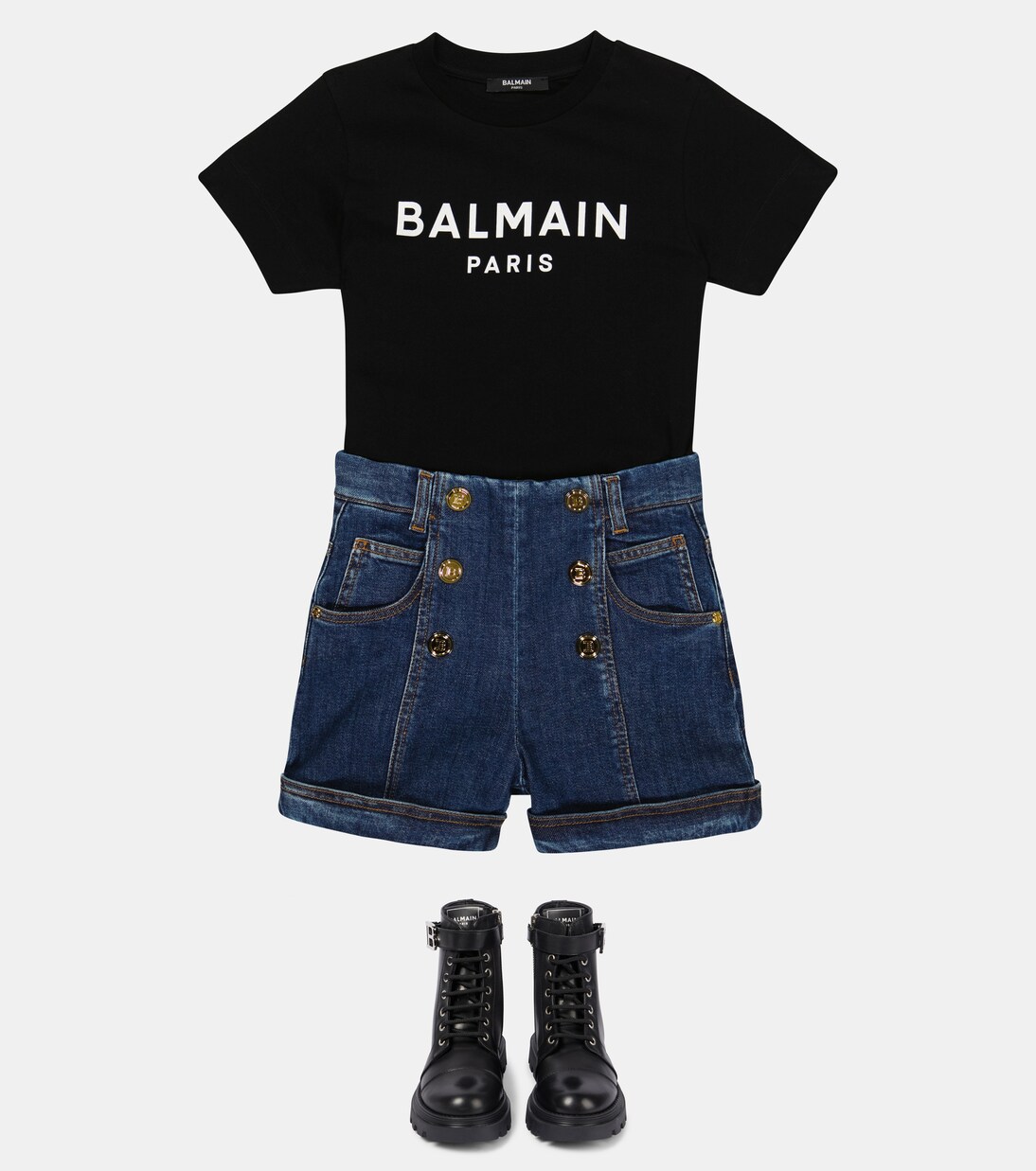 Logo cotton T-shirt | Balmain Kids