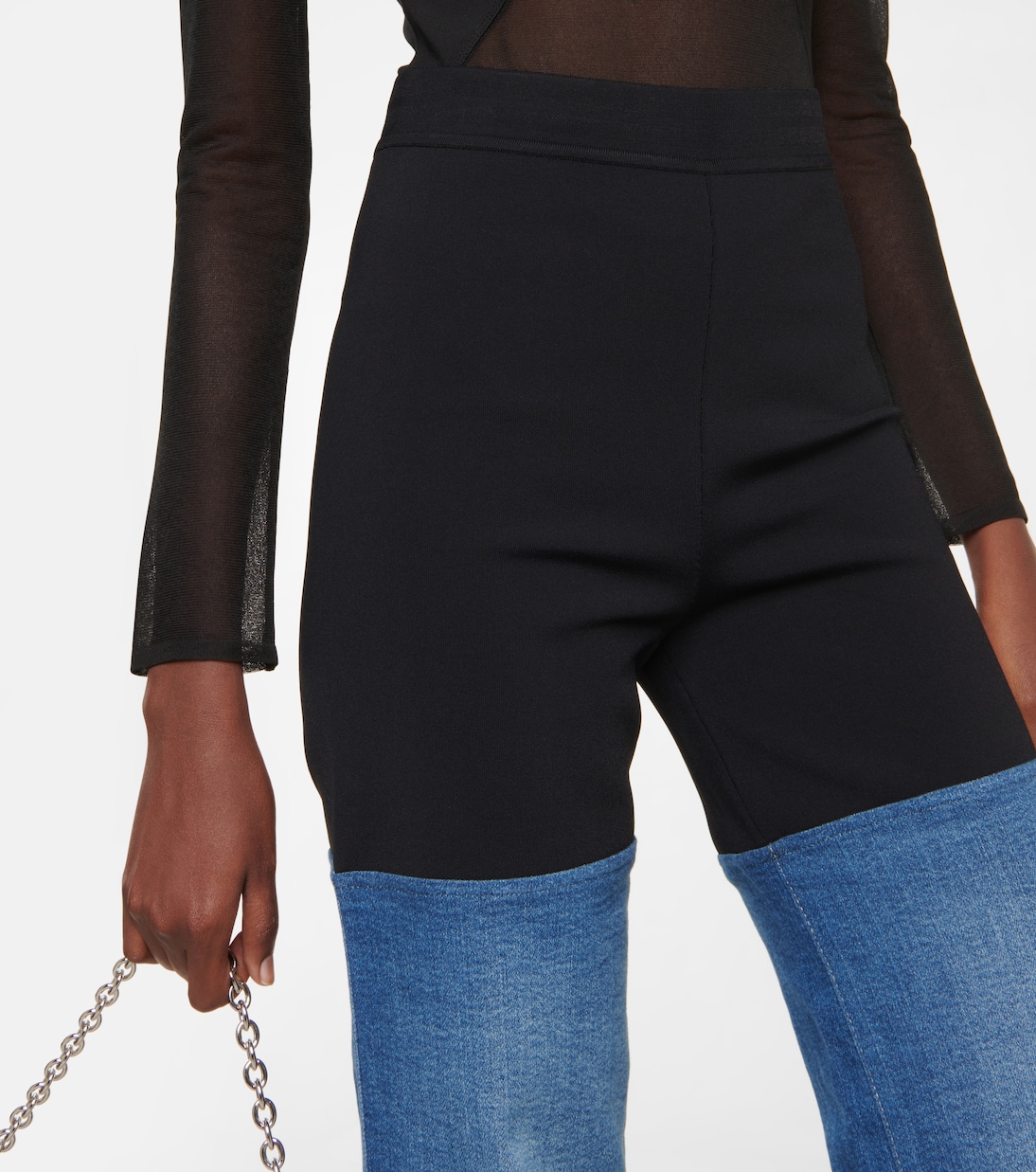 Pantaloni in jersey e denim | Alaïa