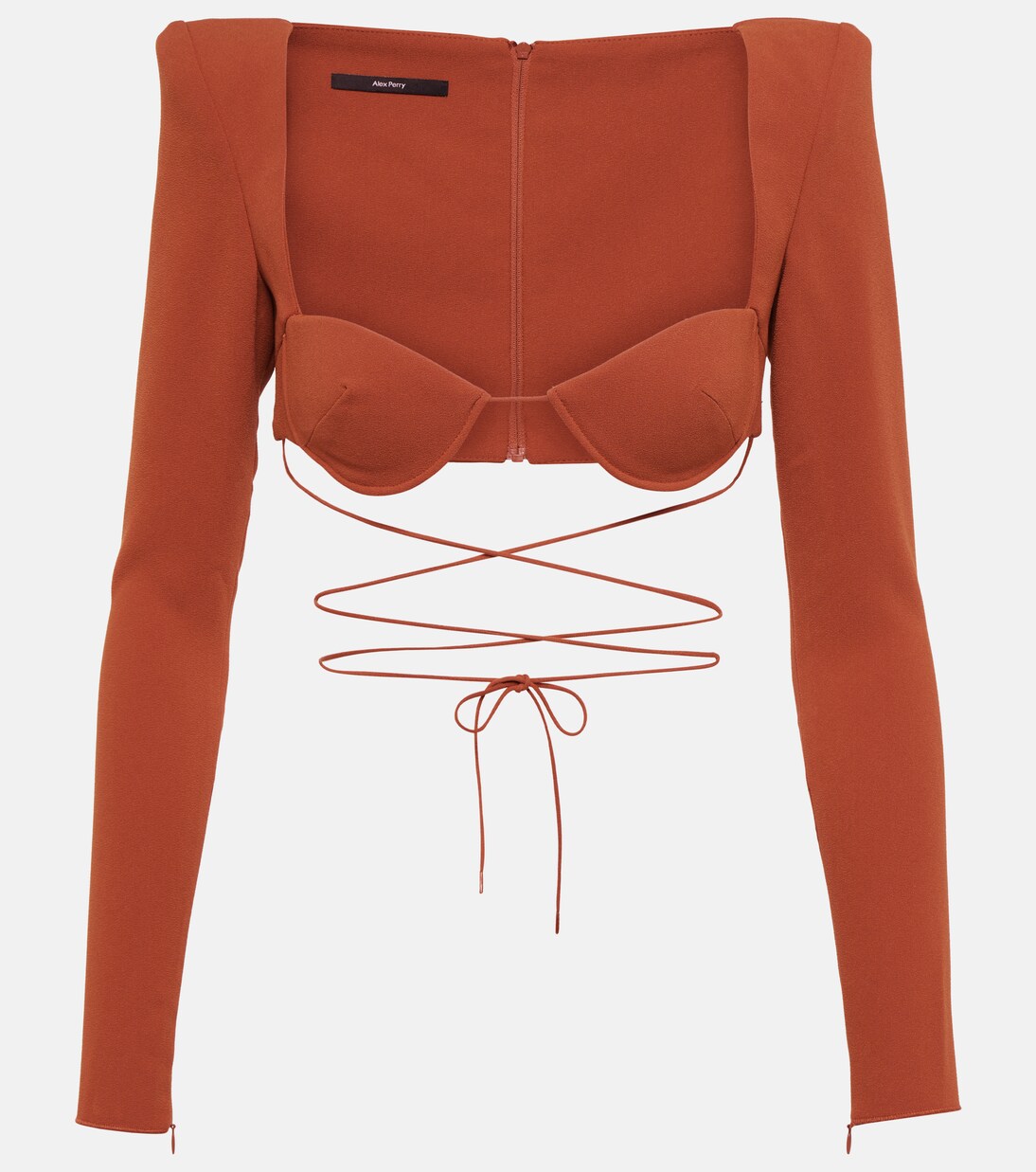Dale crêpe top | Alex Perry