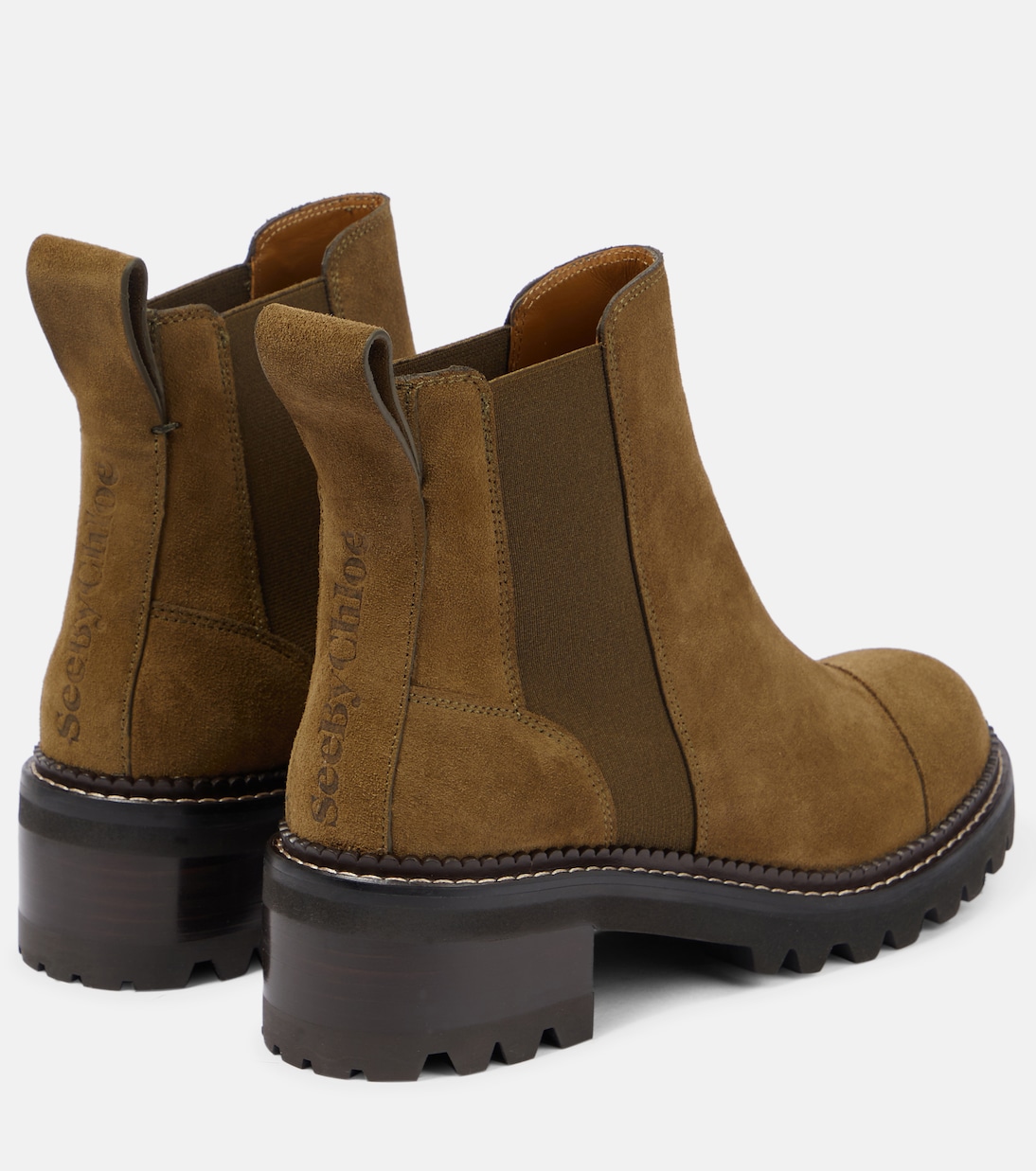 Bottines Mallory en daim | See By Chloé
