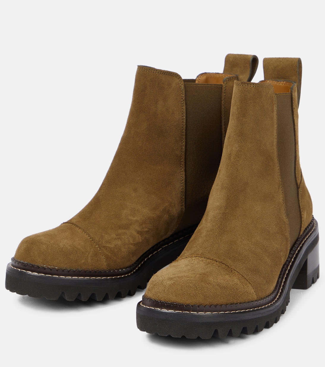 Bottines Mallory en daim | See By Chloé