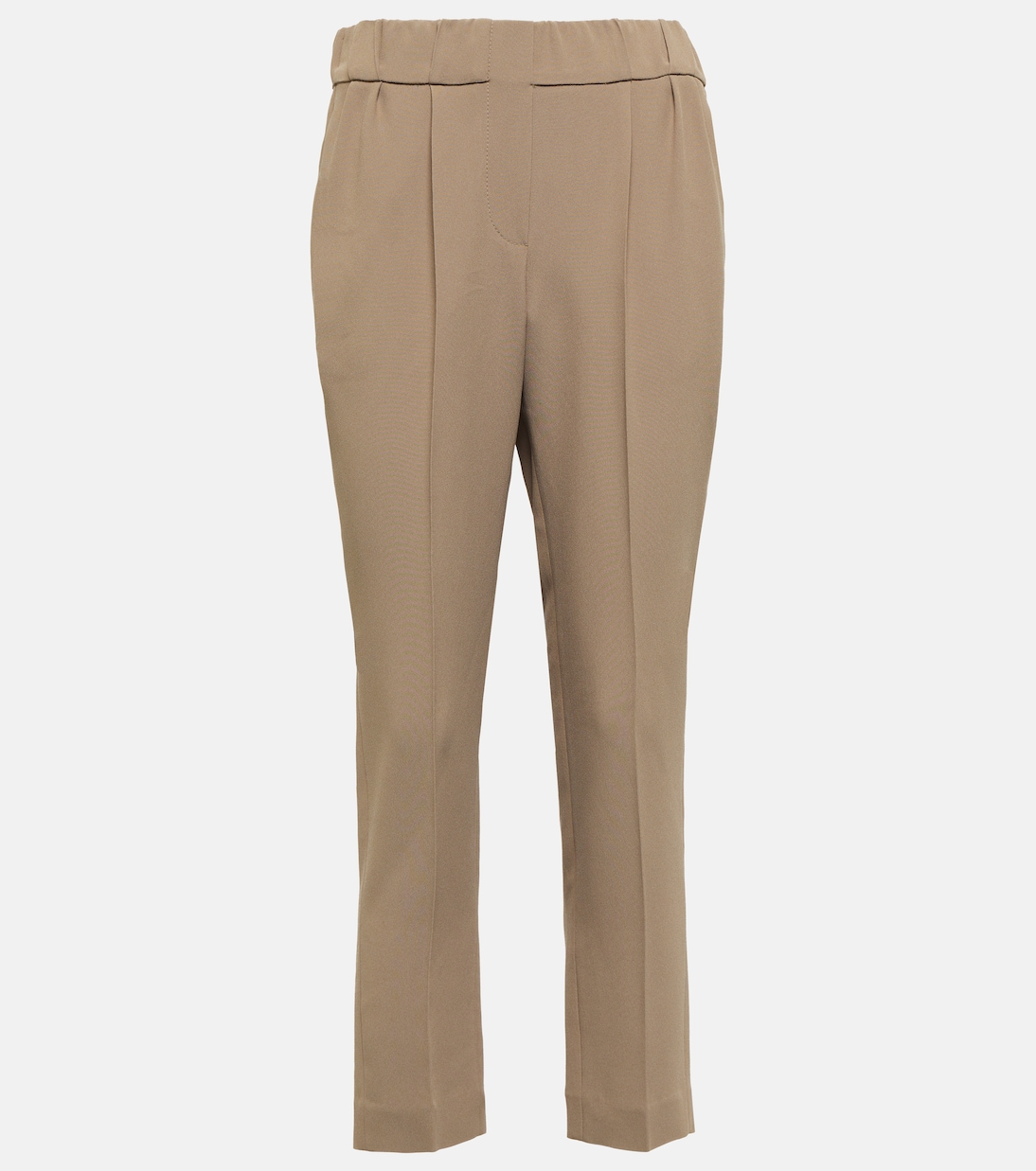 Crêpe slim pants | Brunello Cucinelli