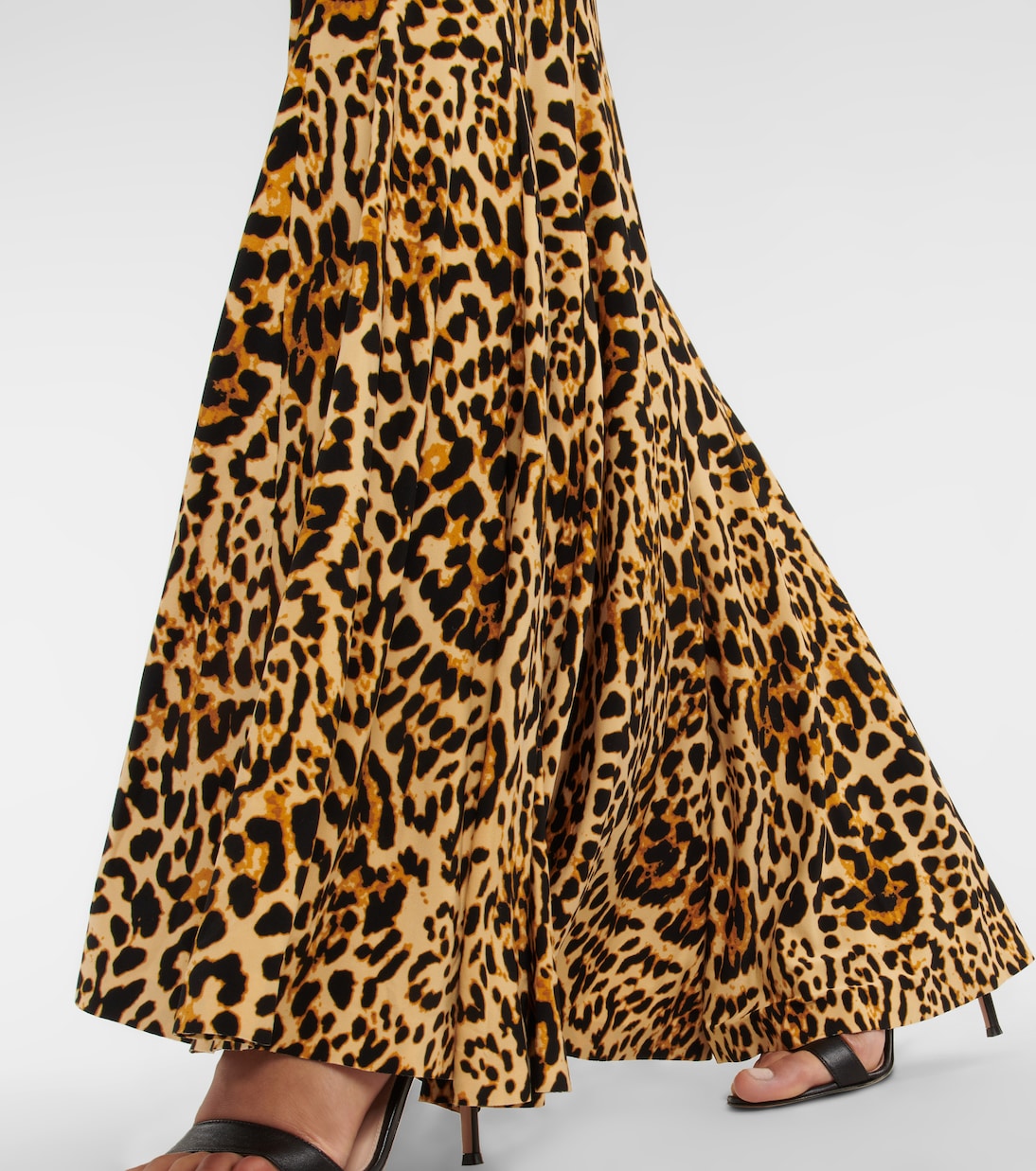 Leopard-print bodycon maxi dress | Norma Kamali