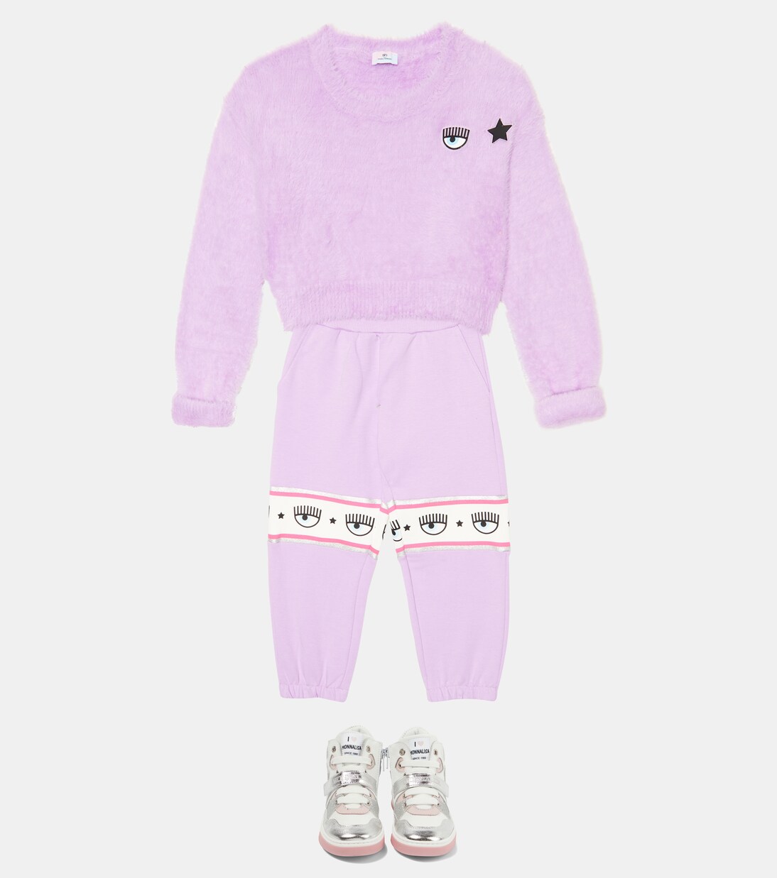 X Chiara Ferragni Bedruckte Jogginghose | Monnalisa