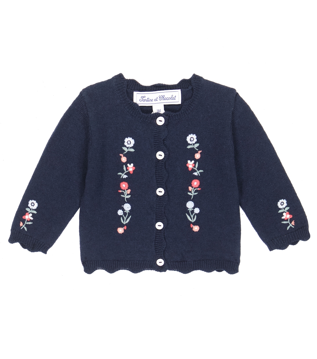 Baby - Cardigan in misto cotone con stampa | Tartine et Chocolat