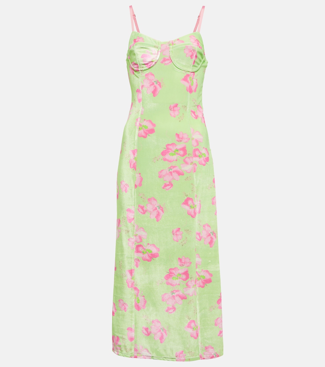 Midikleid Sima aus Seide | LoveShackFancy